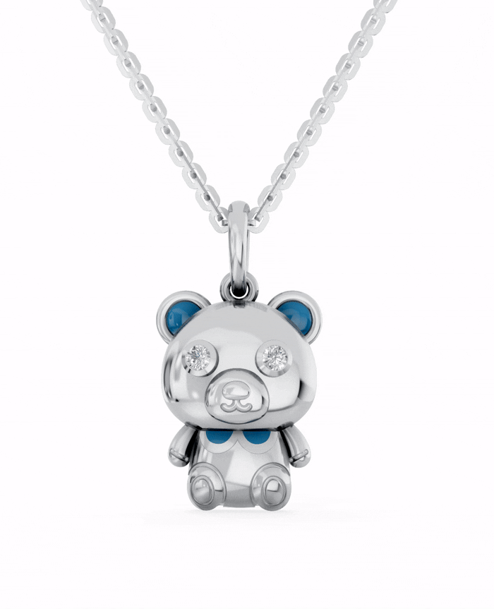 Platinized Sterling Silver