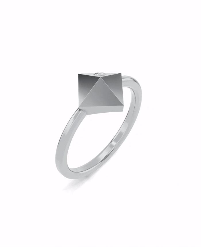 Platinized Sterling Silver