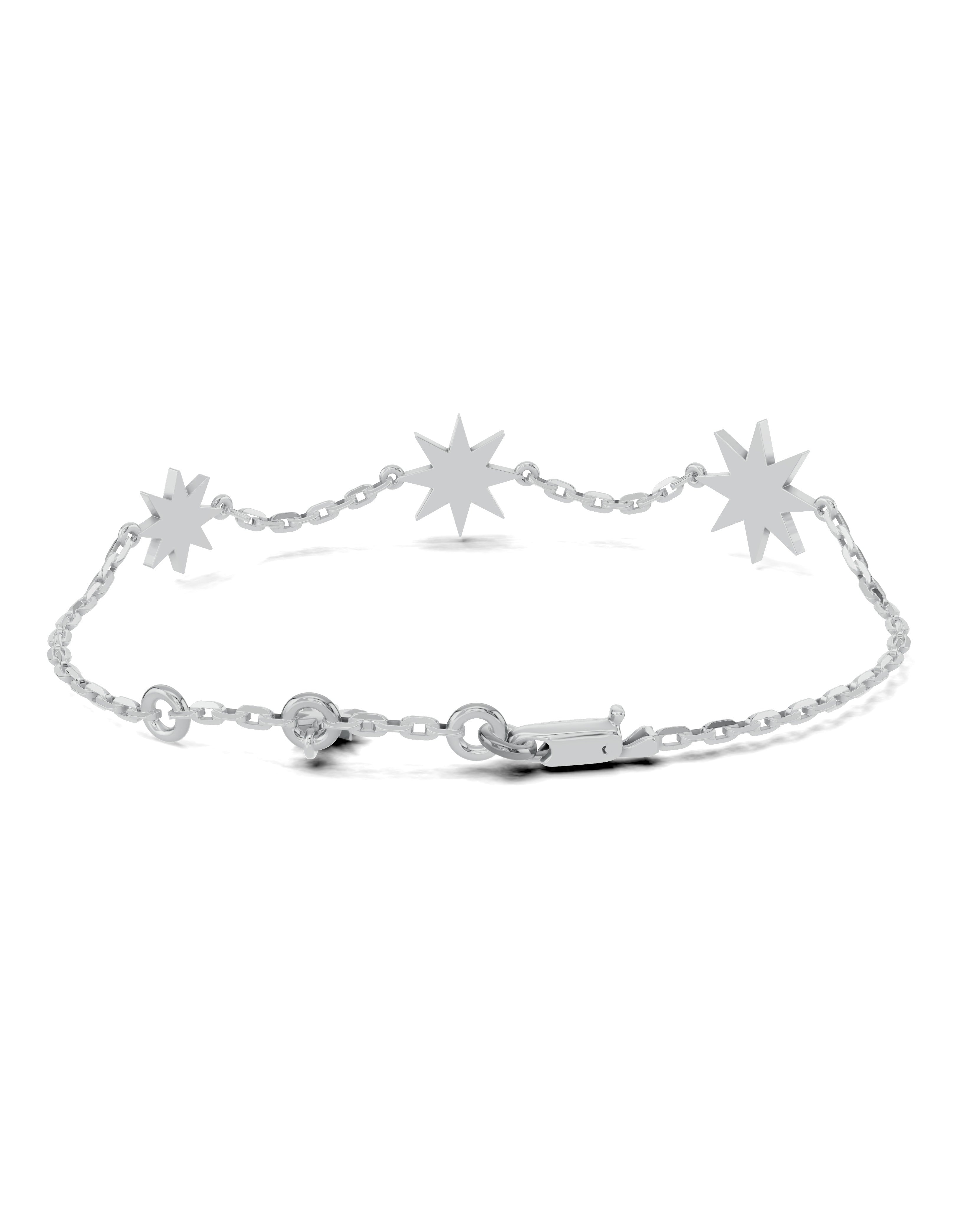 Platinized Sterling Silver