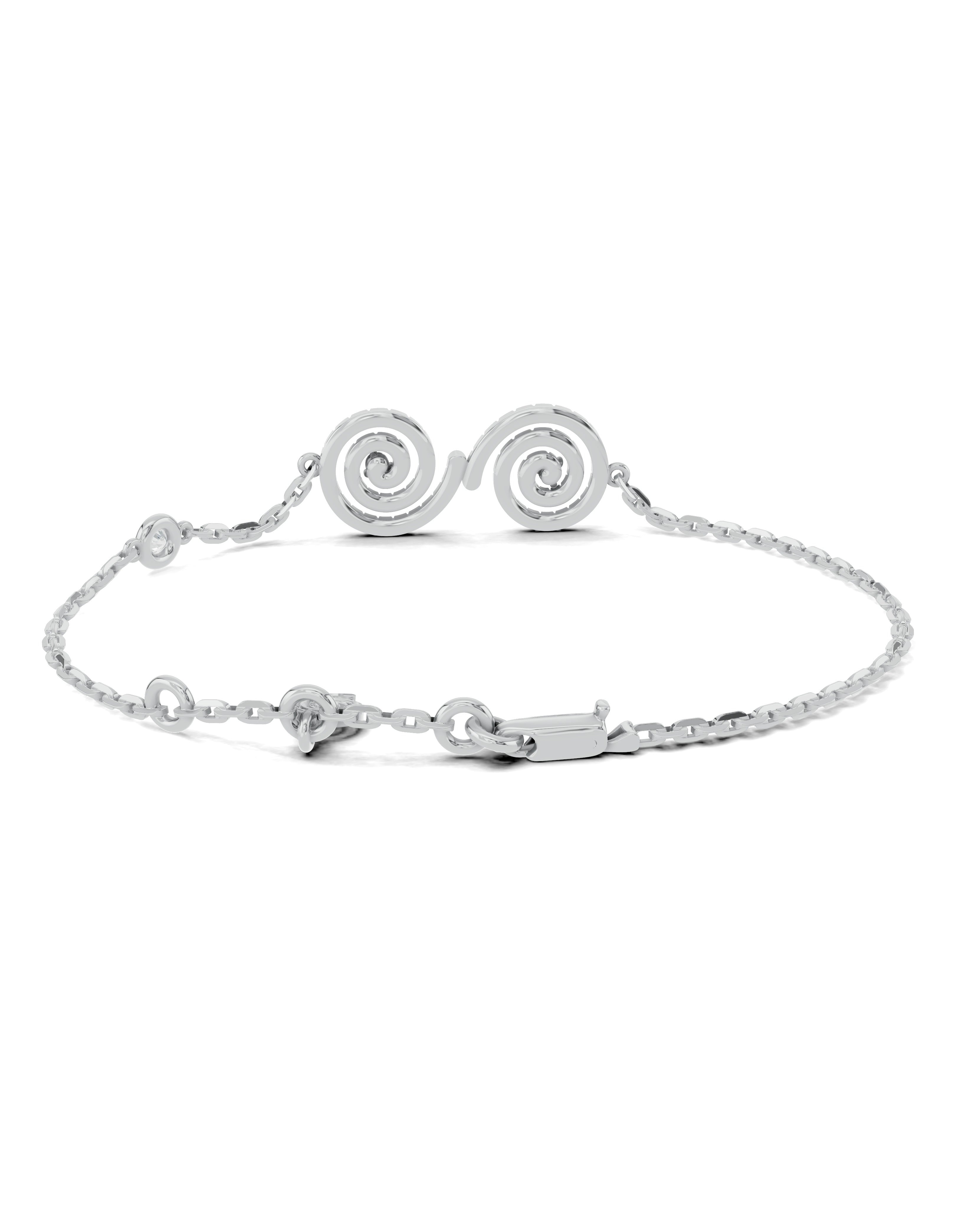 Platinized Sterling Silver