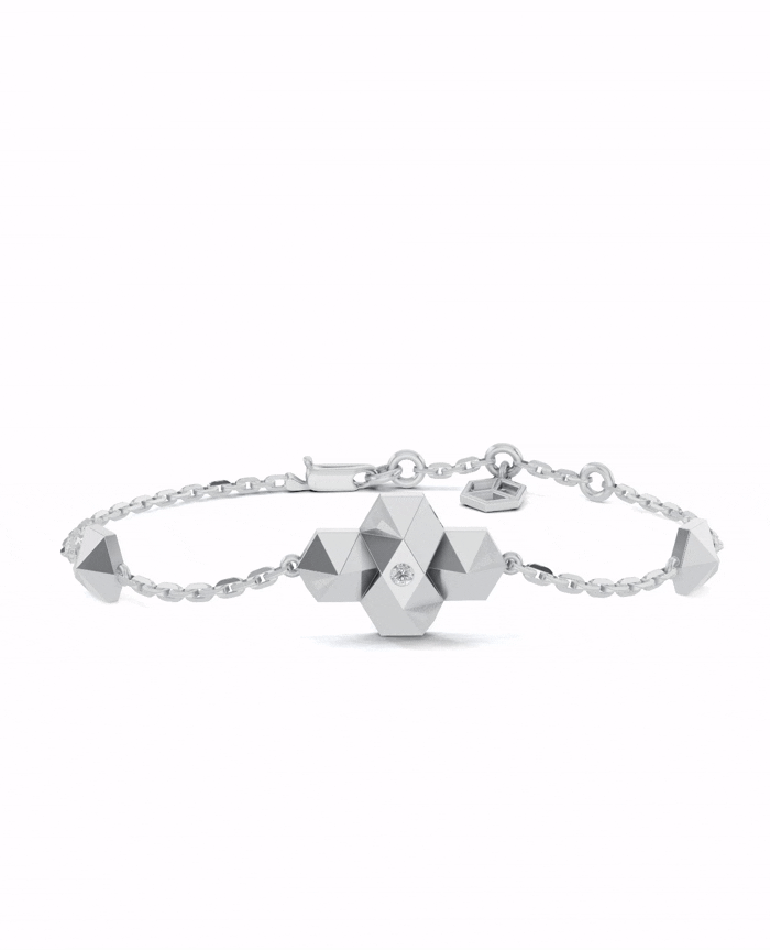 Platinized Sterling Silver