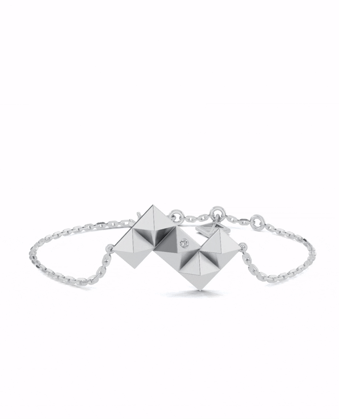 Platinized Sterling Silver