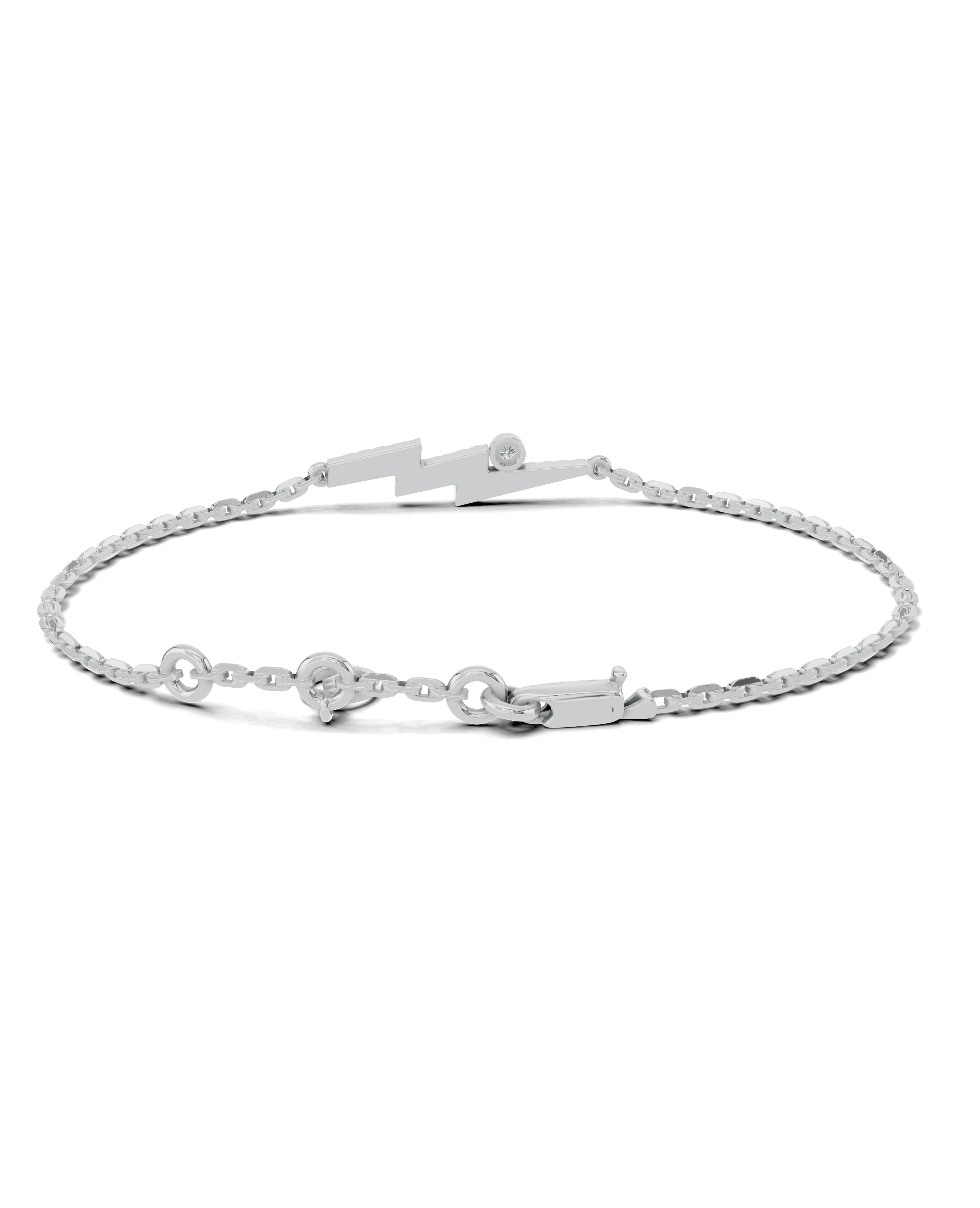 Platinized Sterling Silver