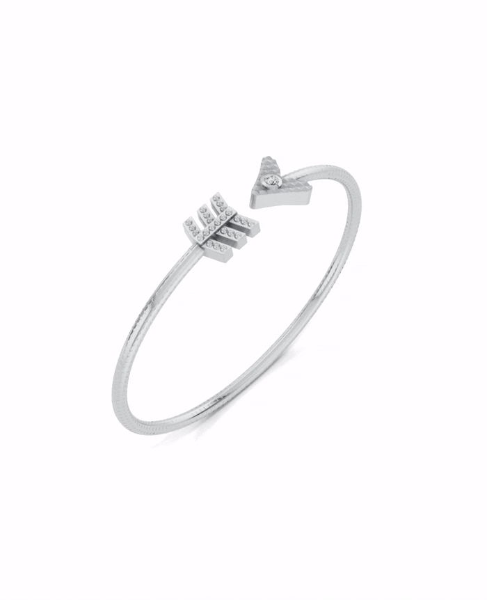 Platinized Sterling Silver