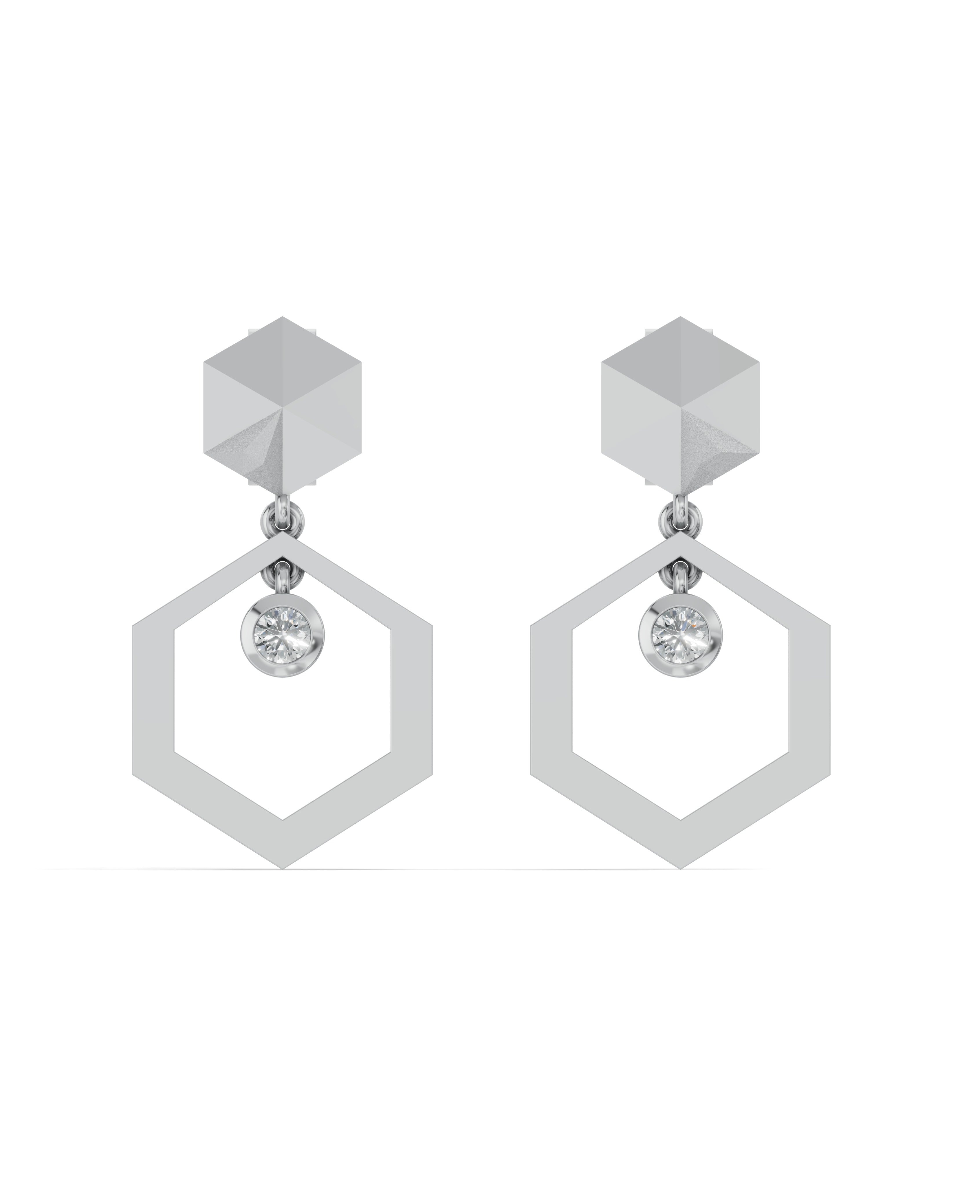 Platinized Sterling Silver