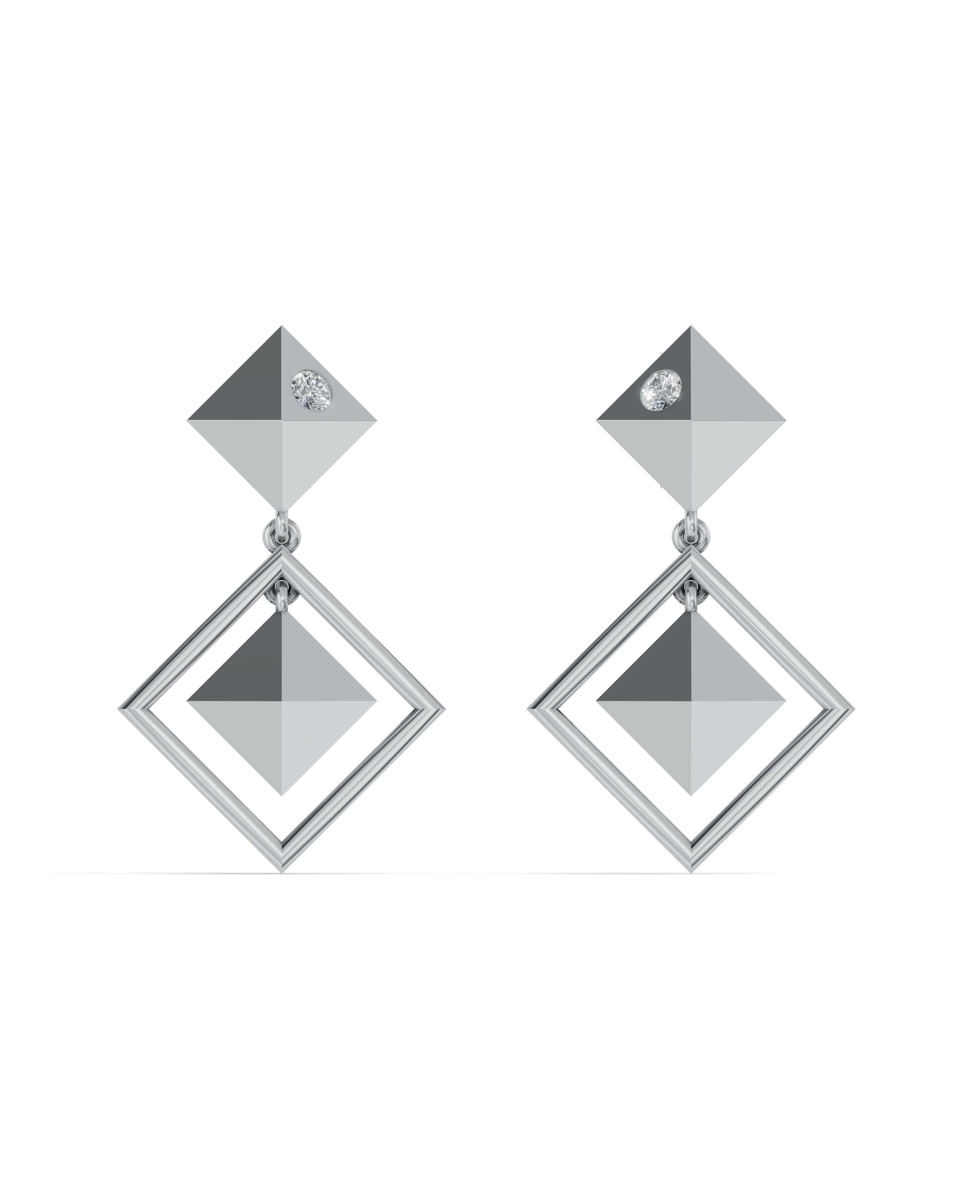 Platinized Sterling Silver