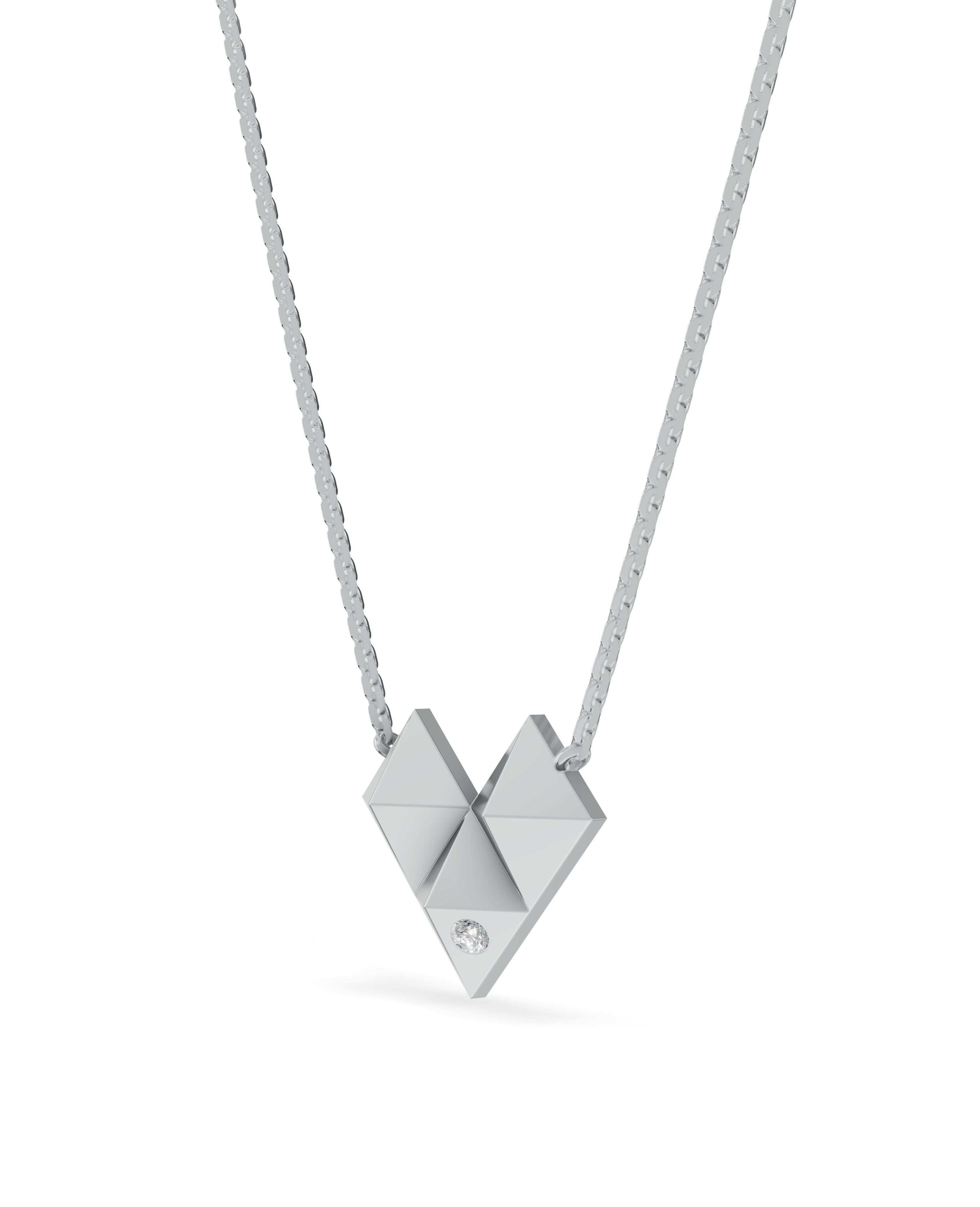 Platinized Sterling Silver