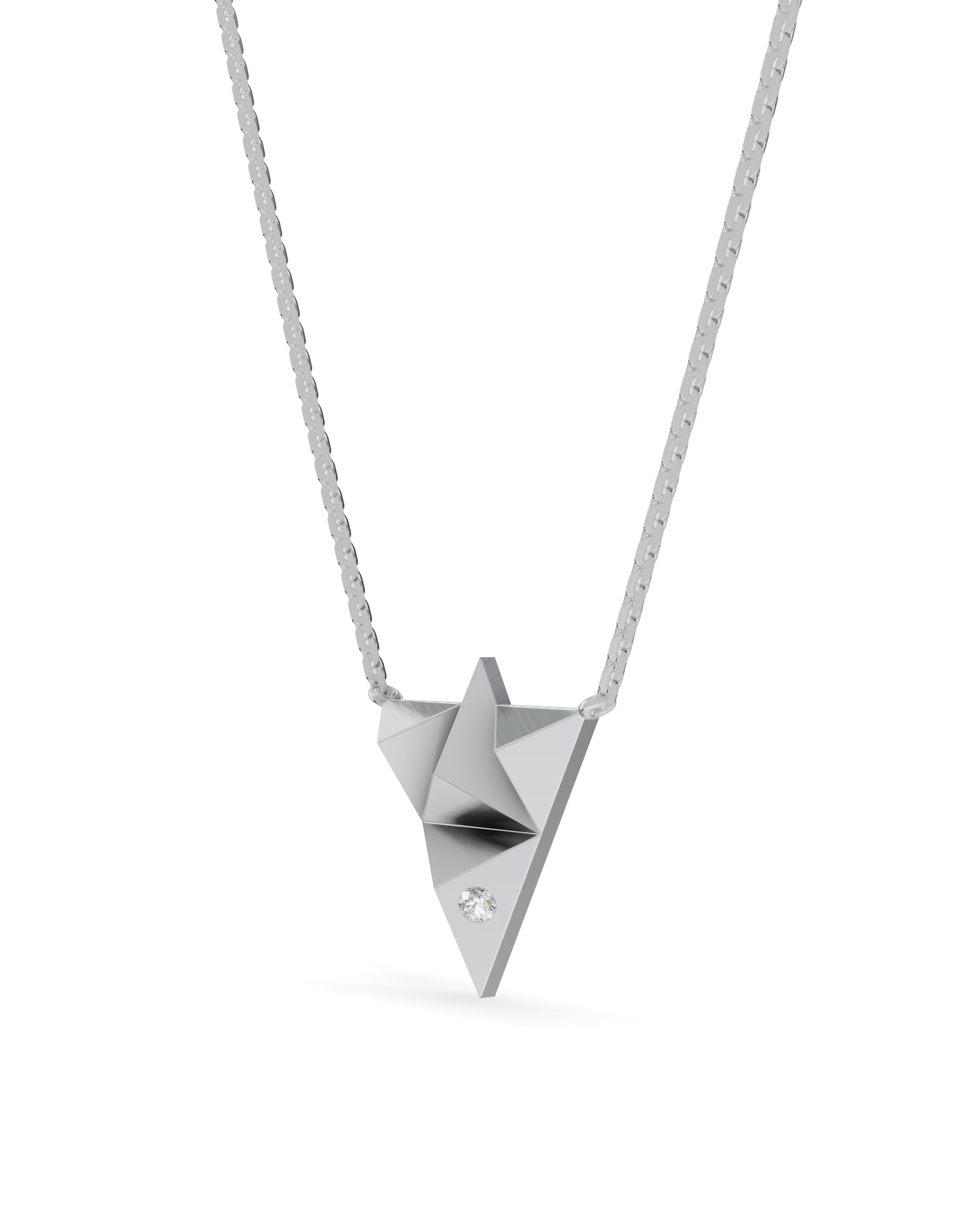 Platinized Sterling Silver