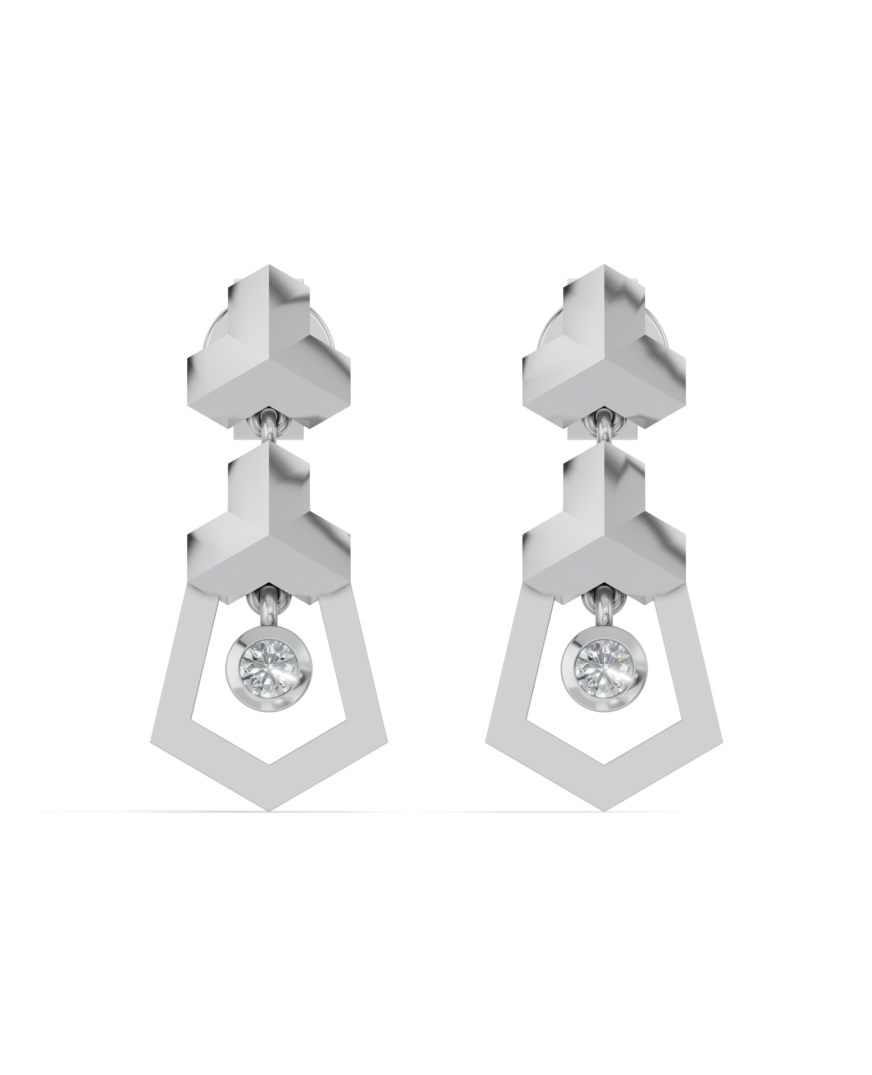 Platinized Sterling Silver