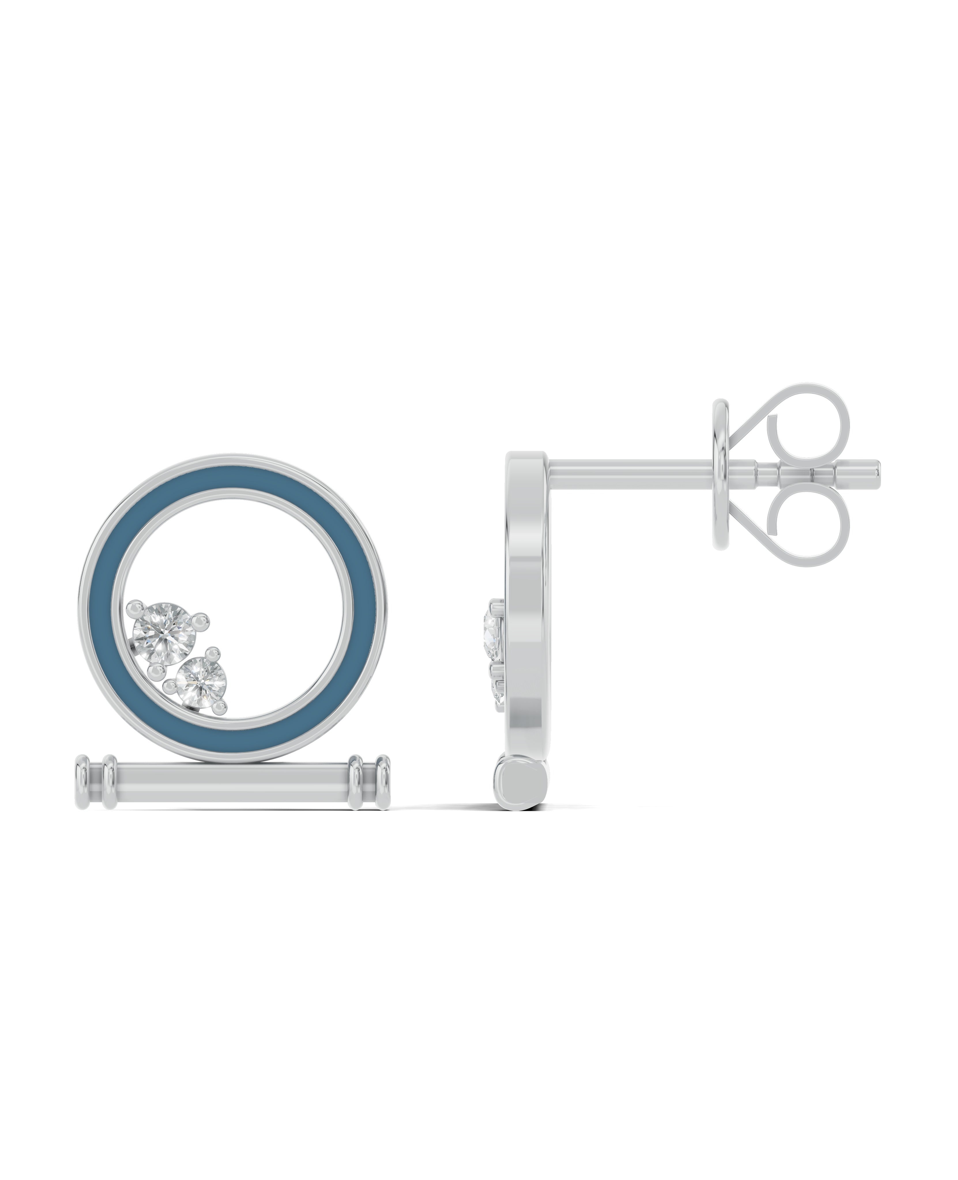 Platinized Sterling Silver