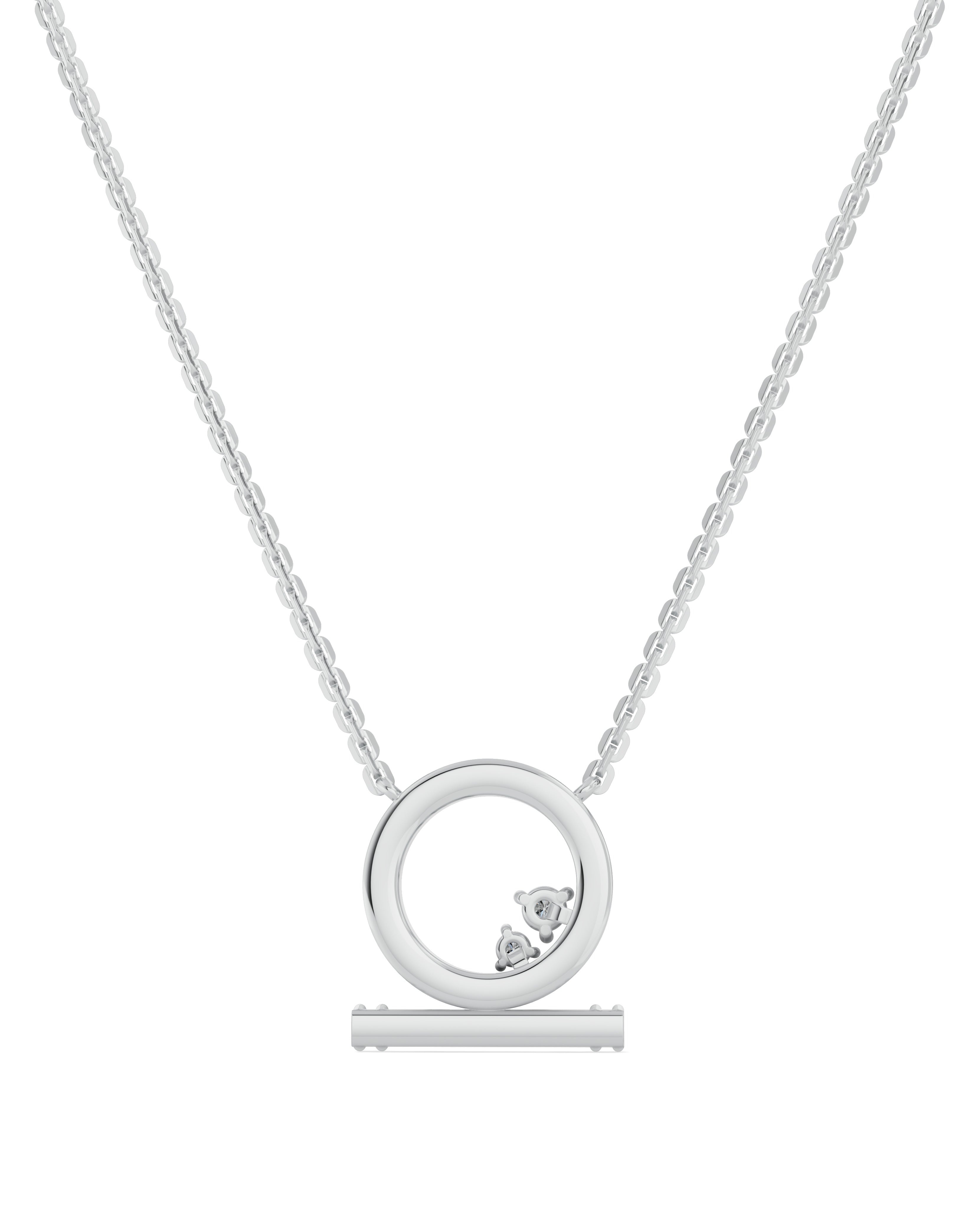 Platinized Sterling Silver