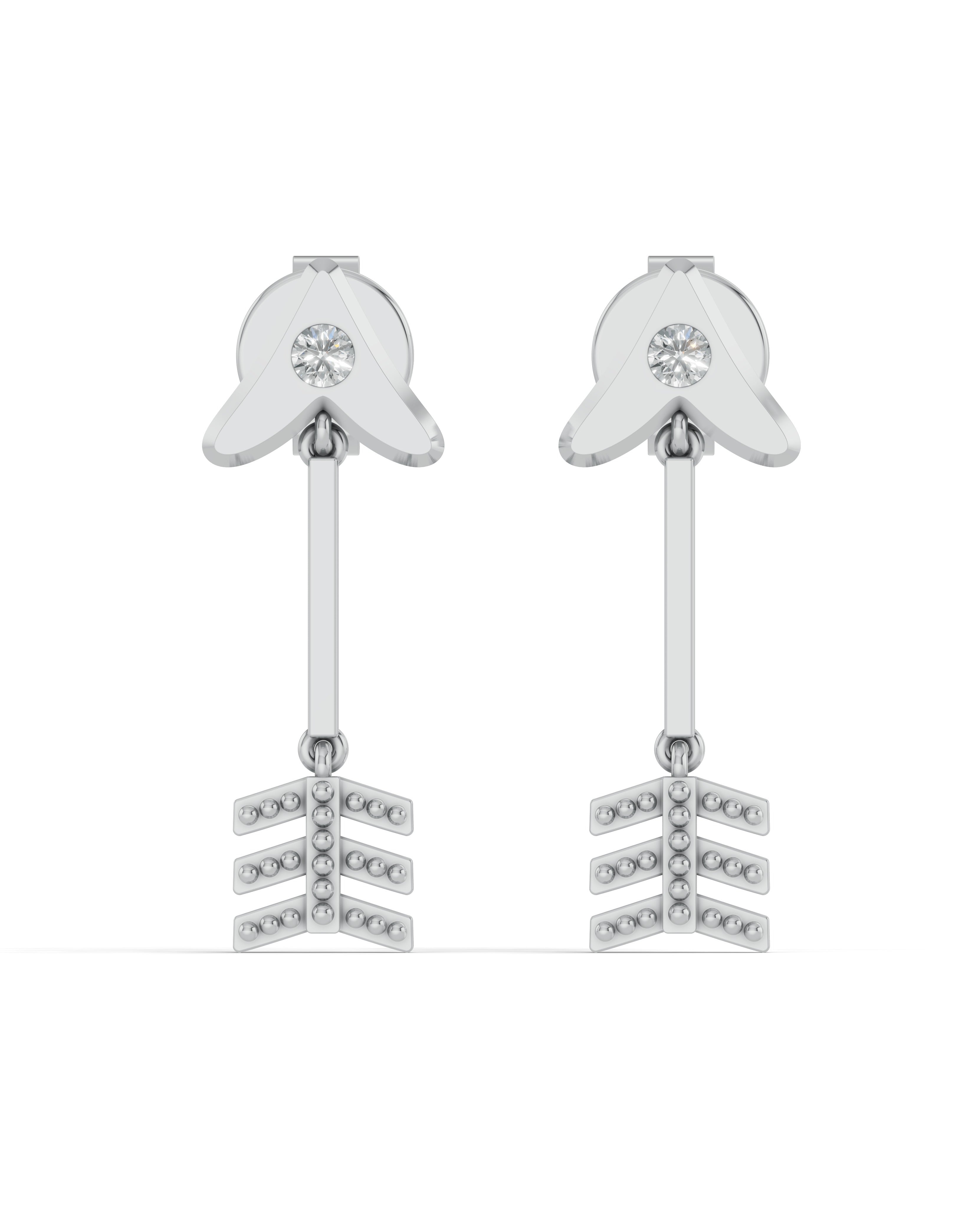 Platinized Sterling Silver