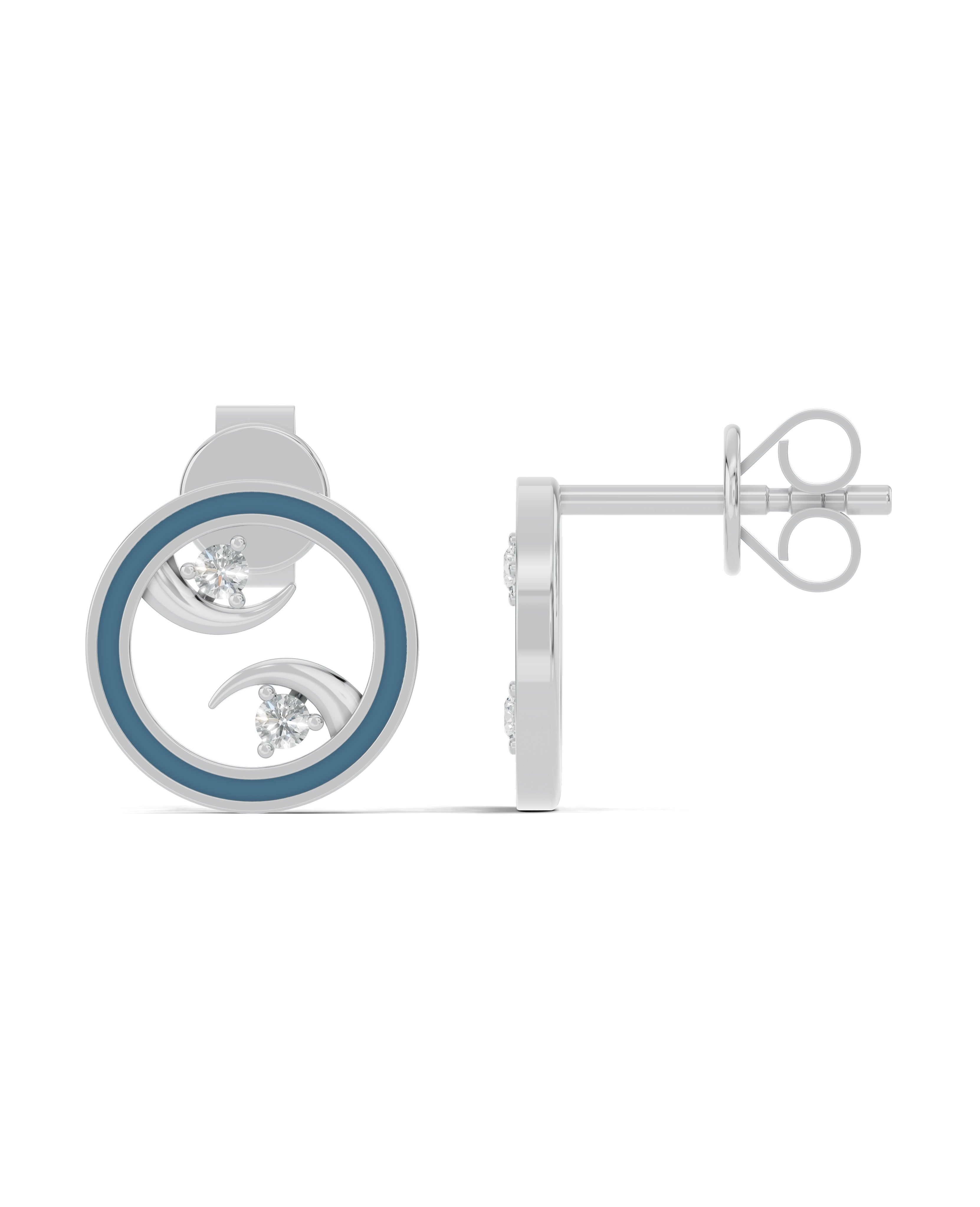 Platinized Sterling Silver