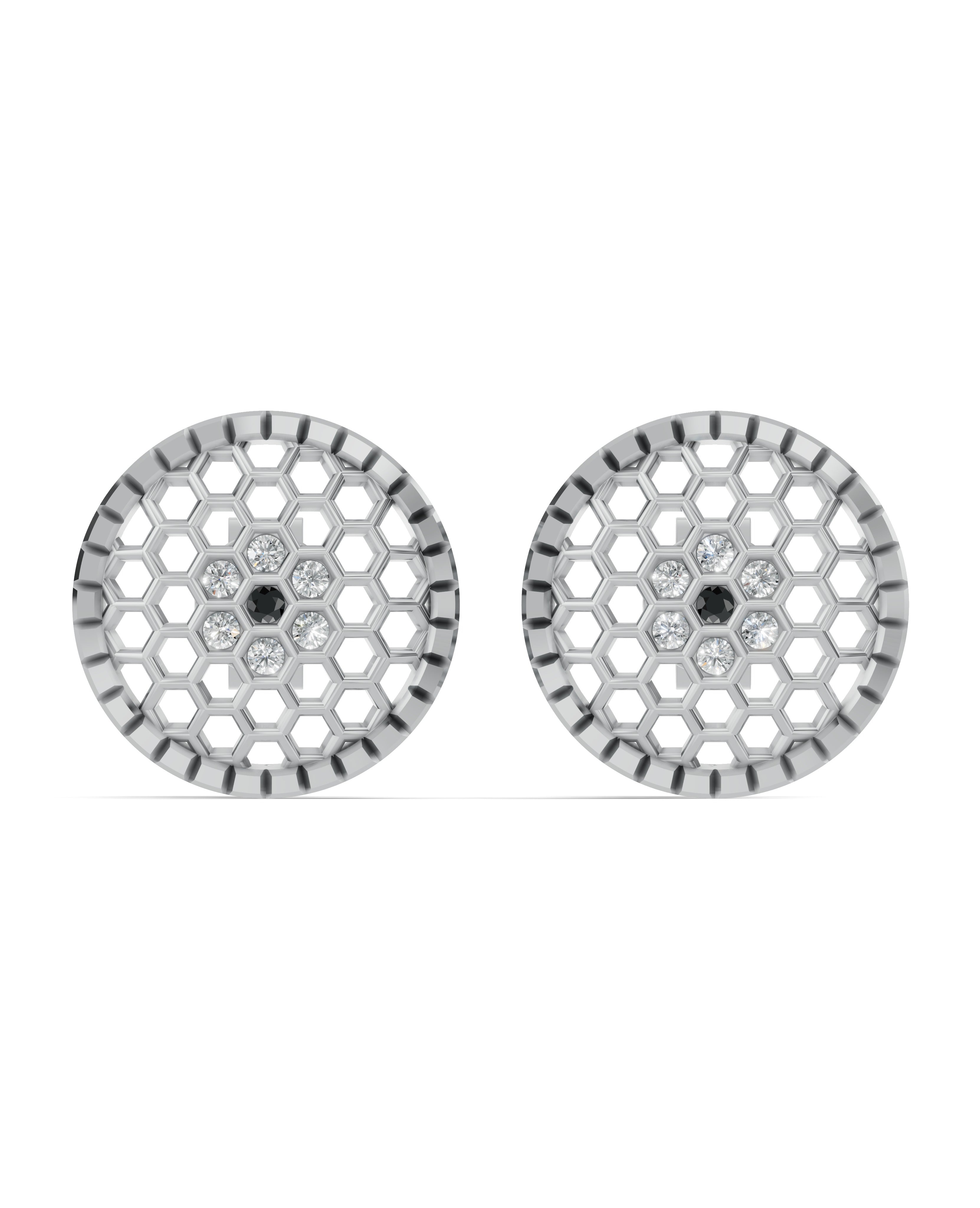 Platinized Sterling Silver