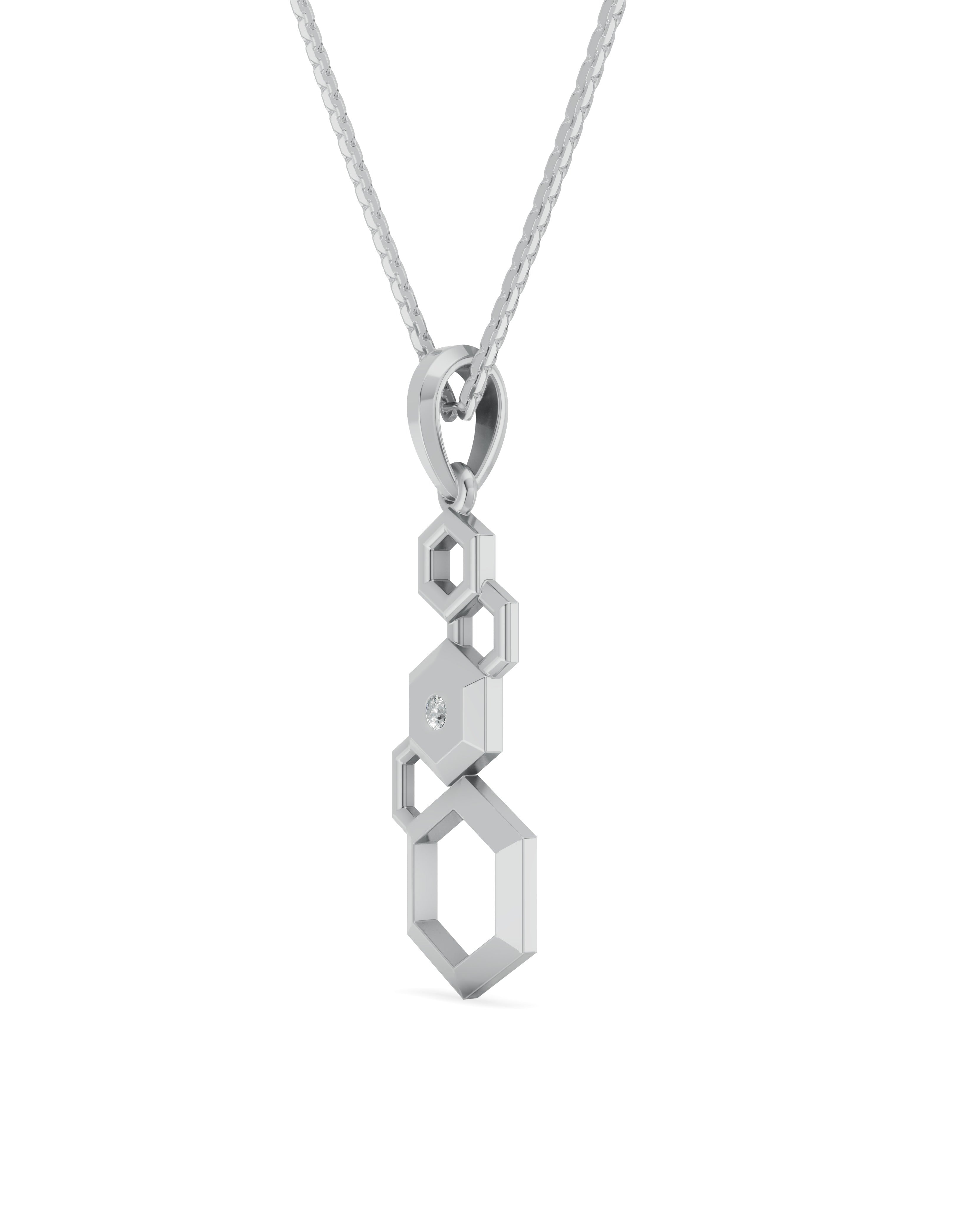 Platinized Sterling Silver