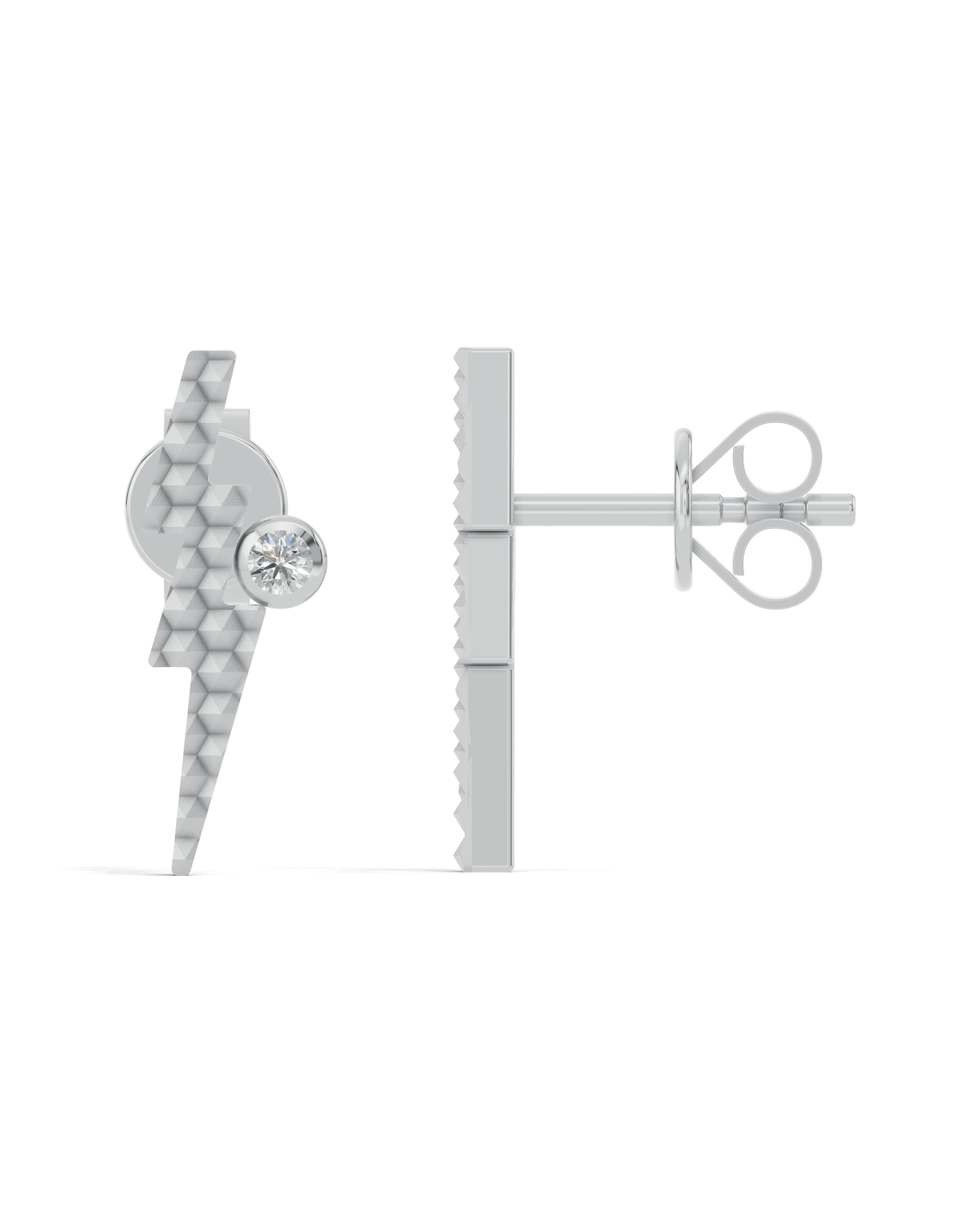 Platinized Sterling Silver