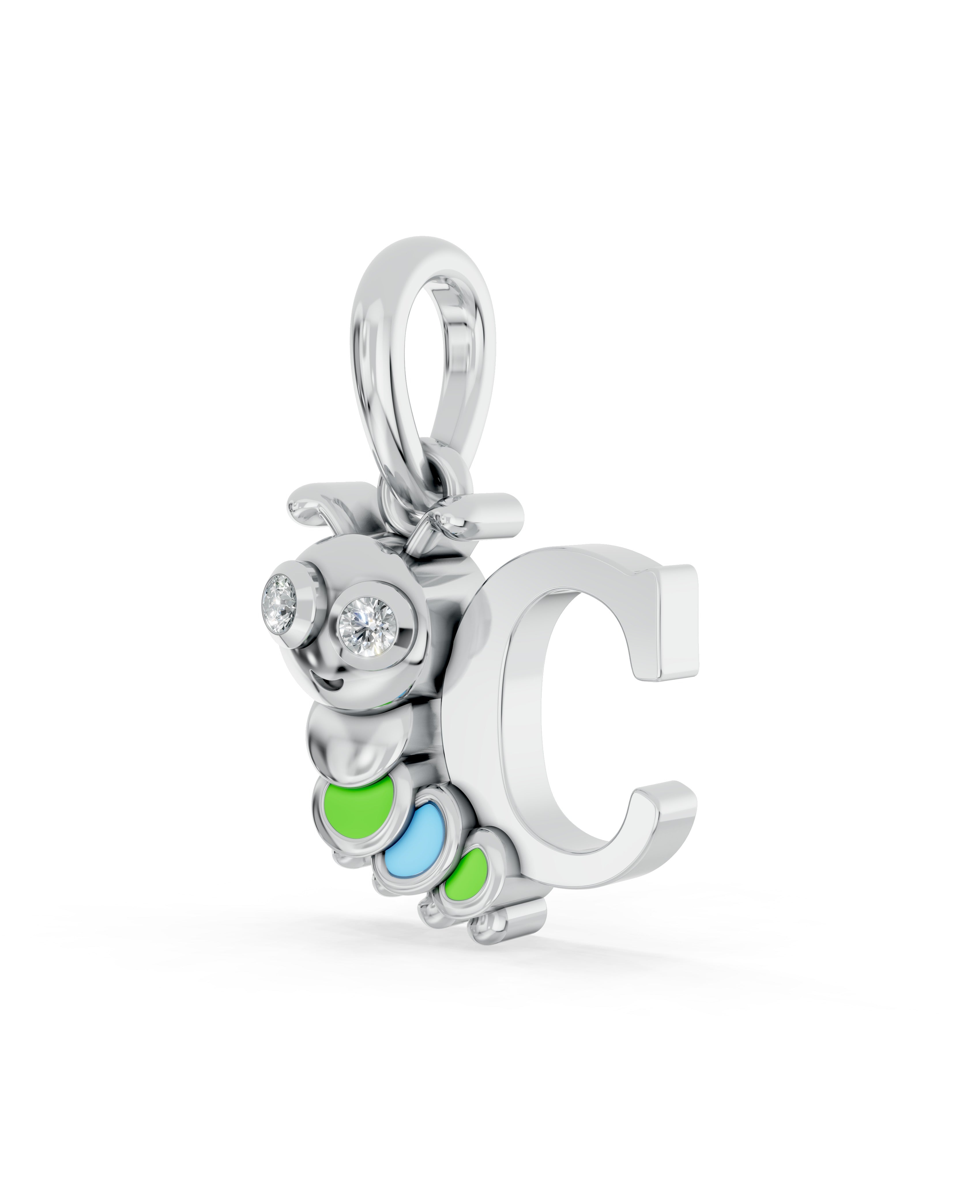 Platinized Sterling Silver