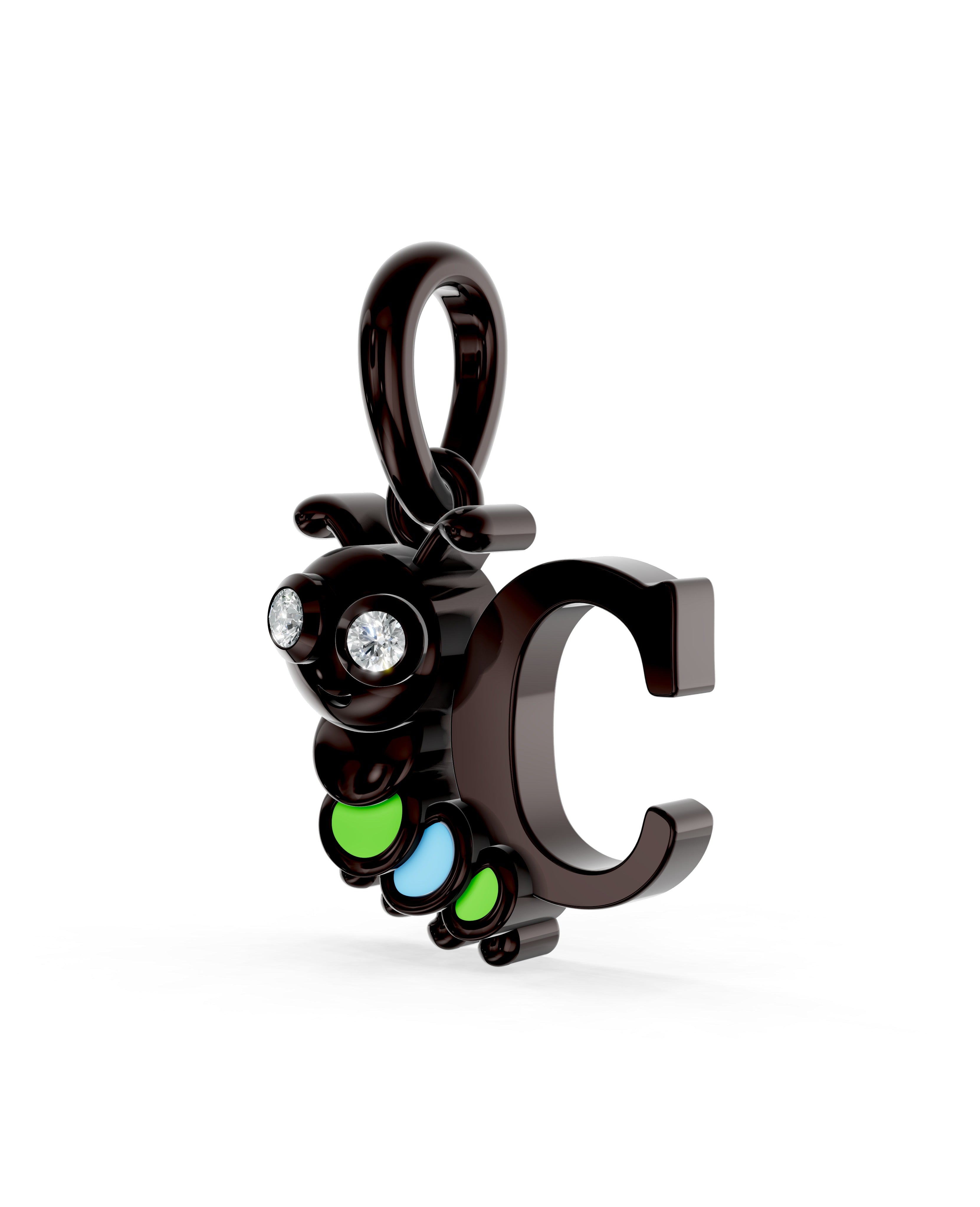 Ruthenium Plated Sterling Silver