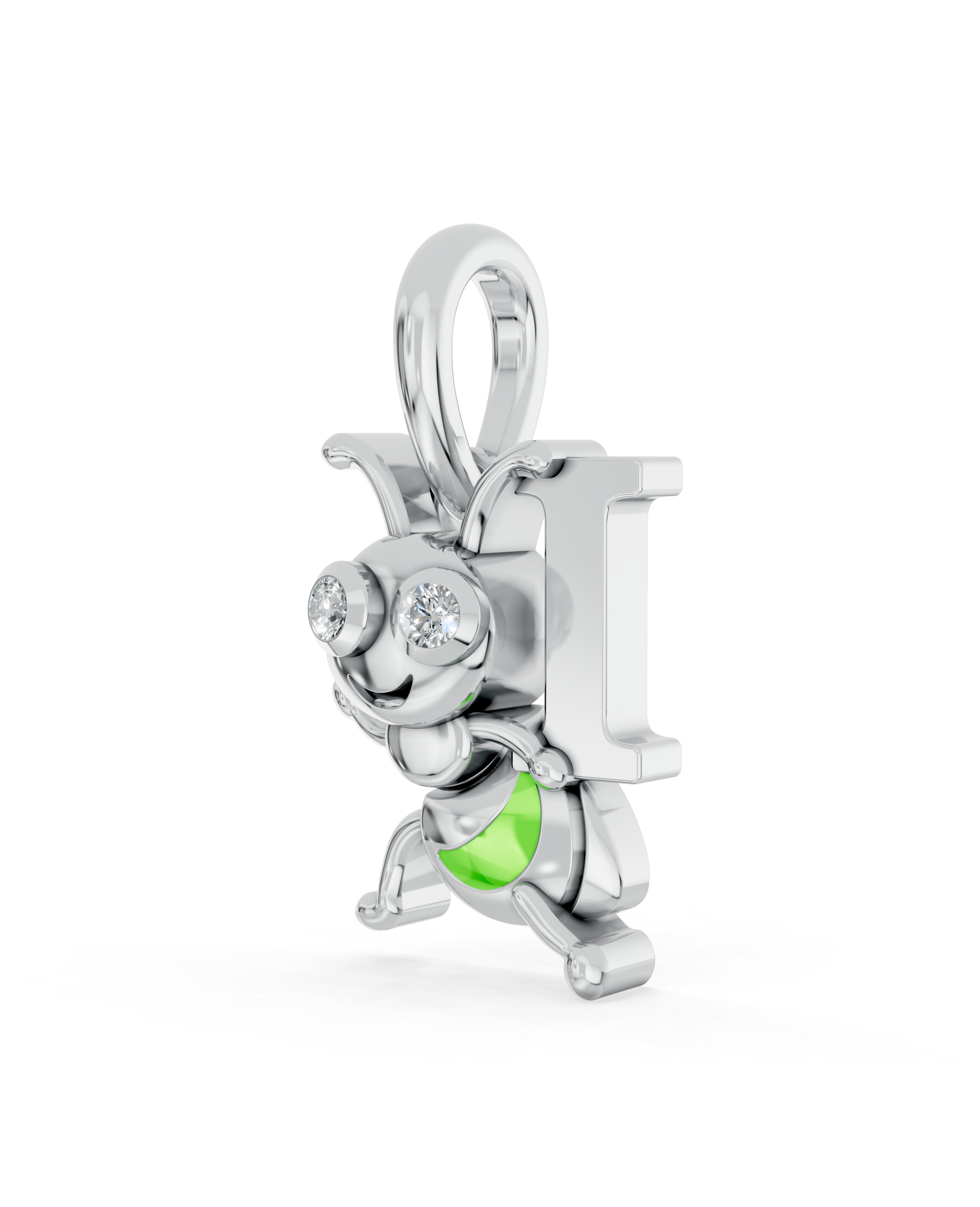 Platinized Sterling Silver