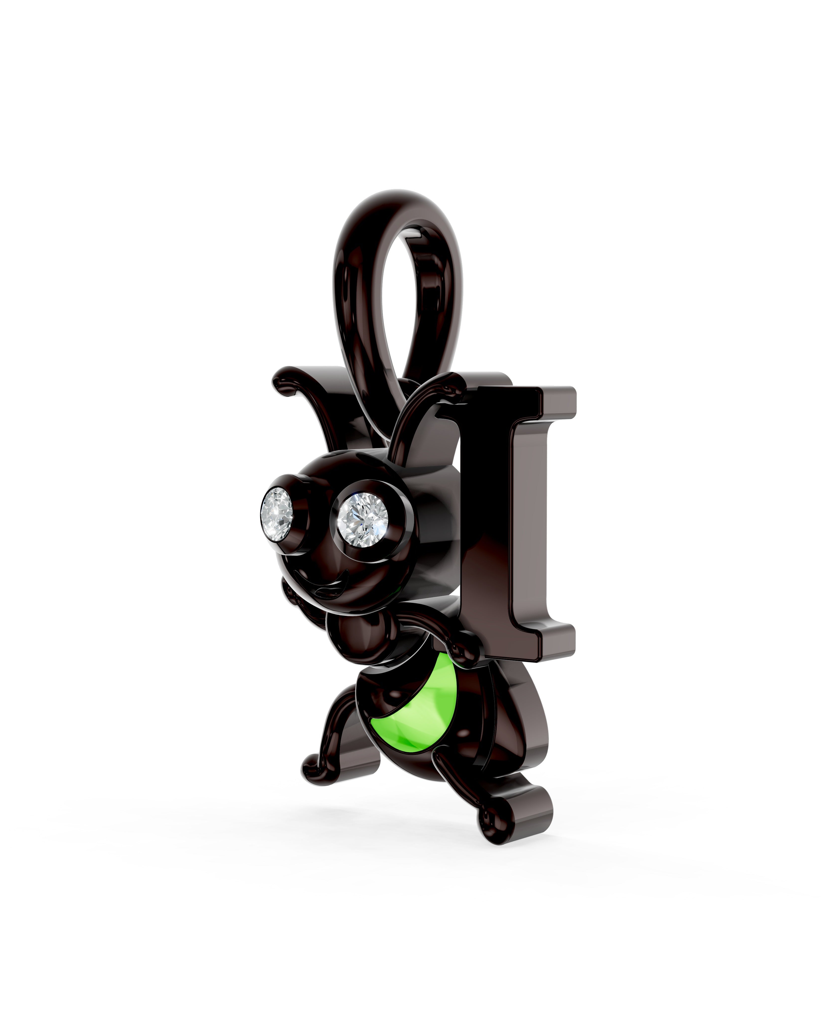 Ruthenium Plated Sterling Silver