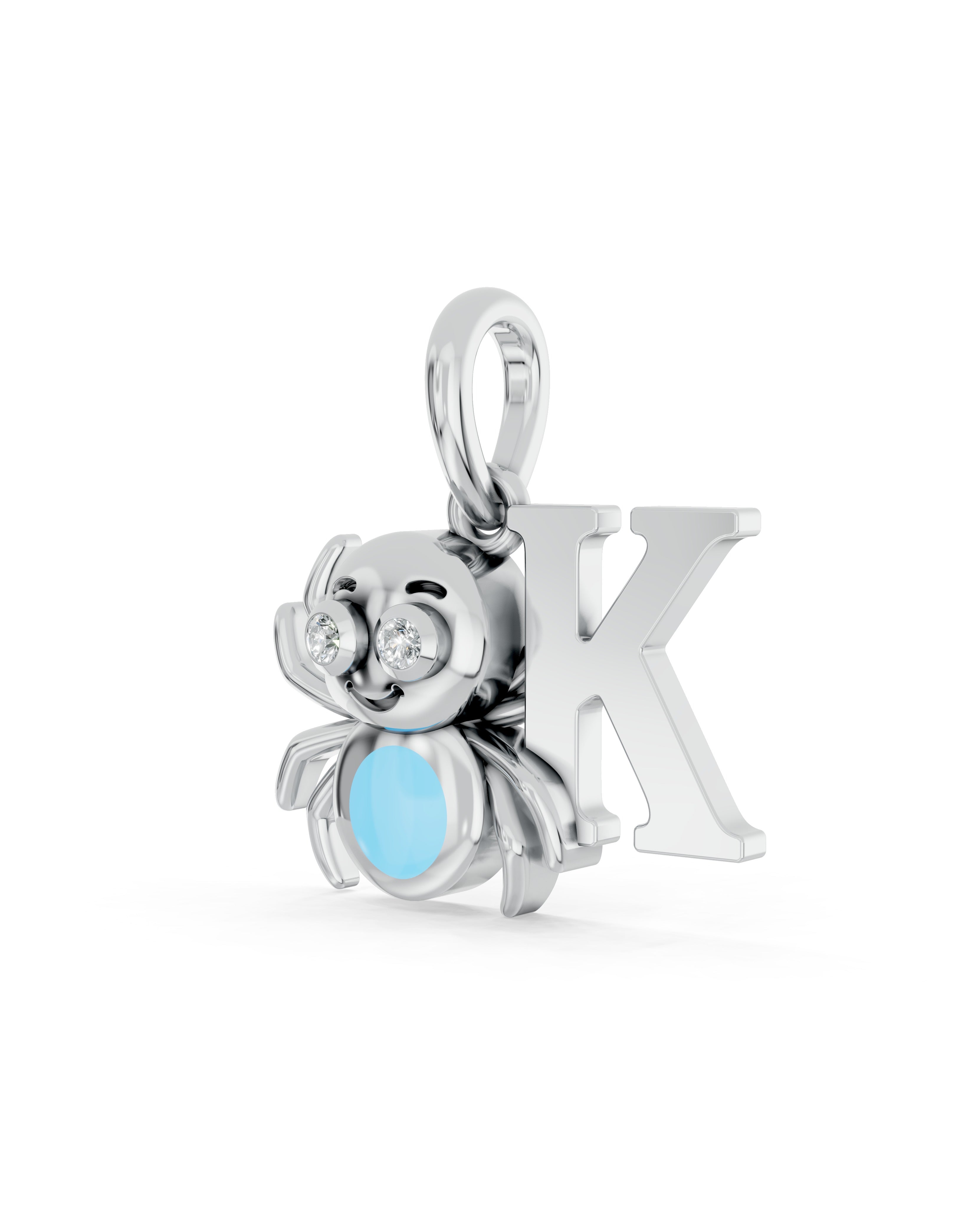 Platinized Sterling Silver