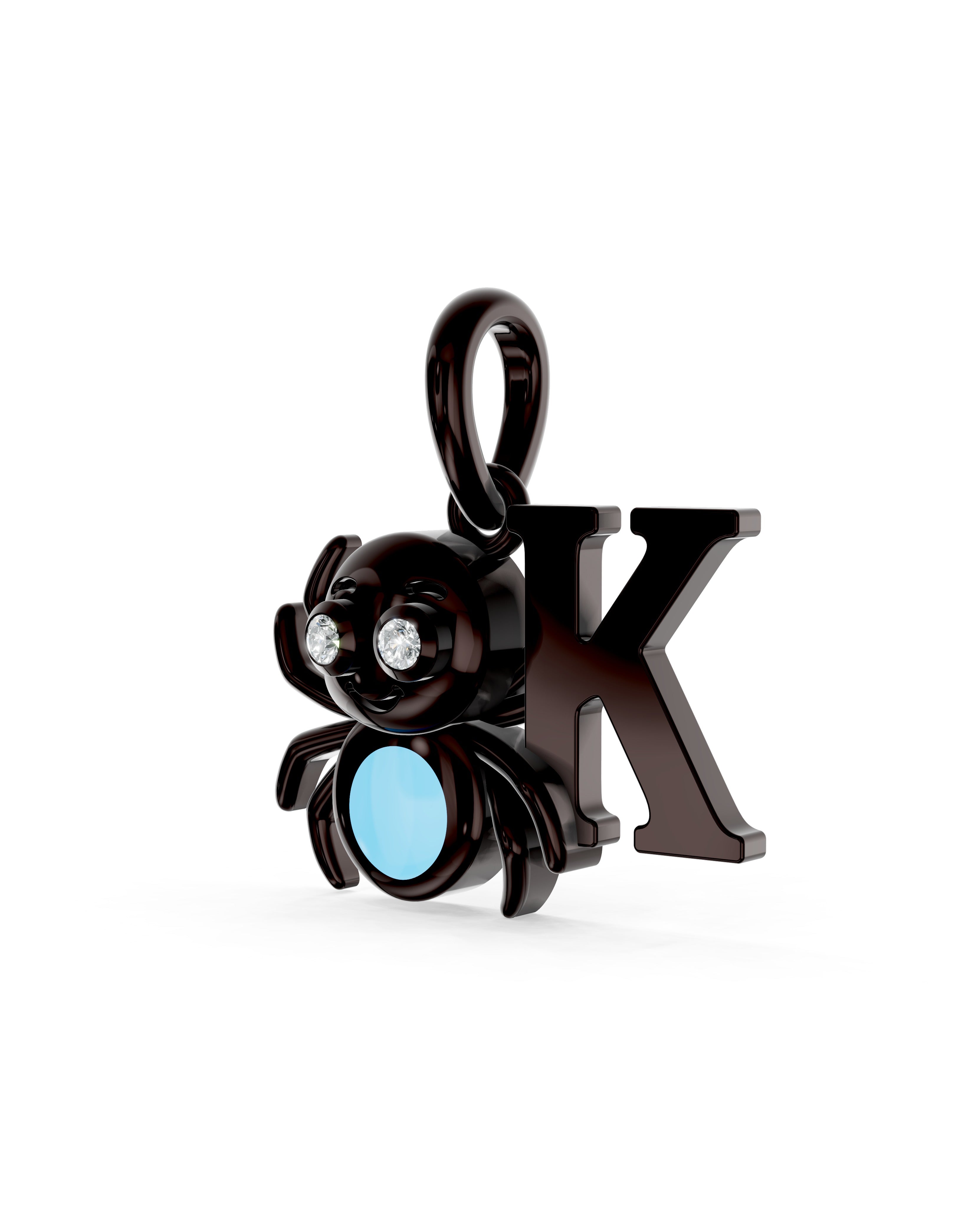 Ruthenium Plated Sterling Silver