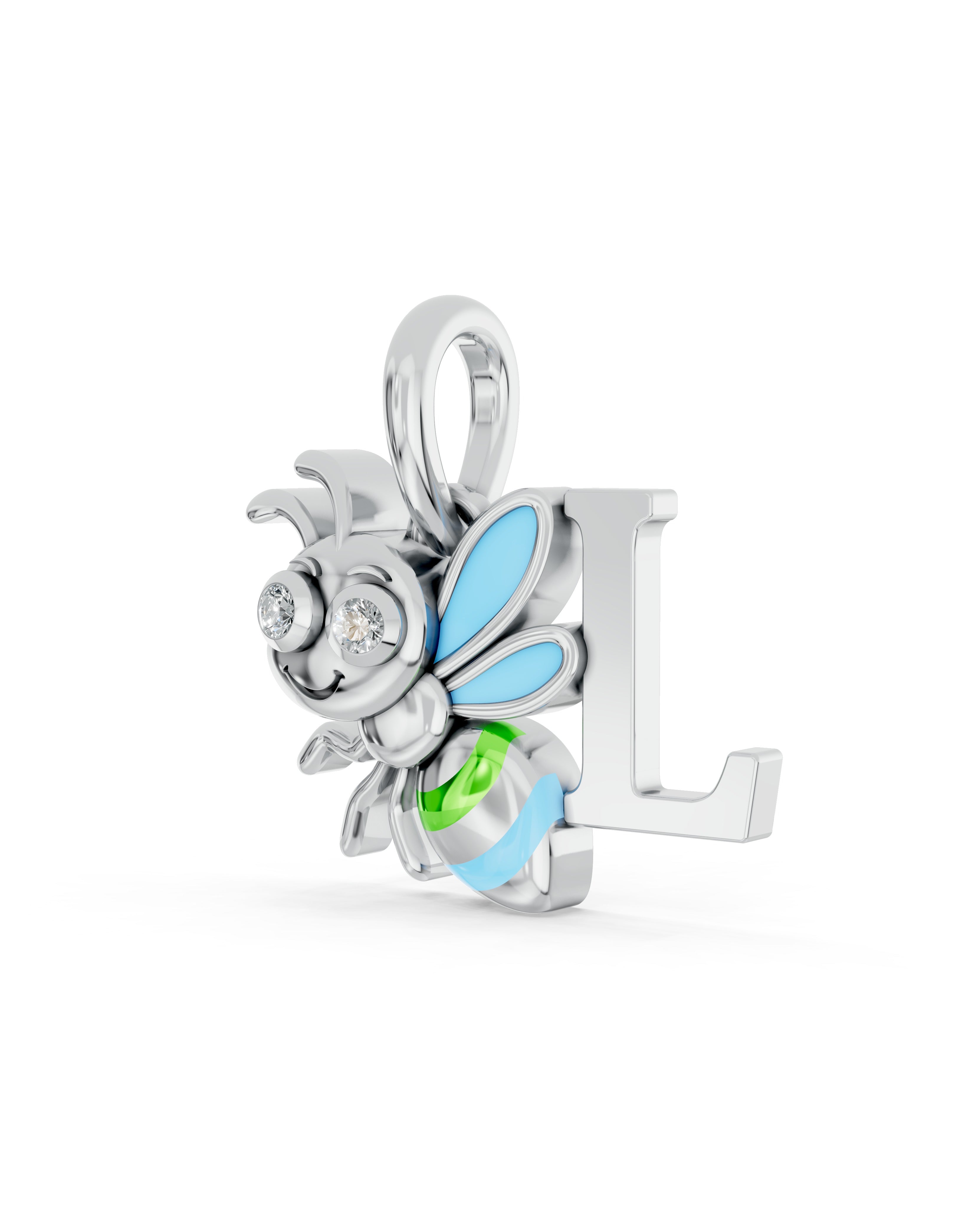 Platinized Sterling Silver