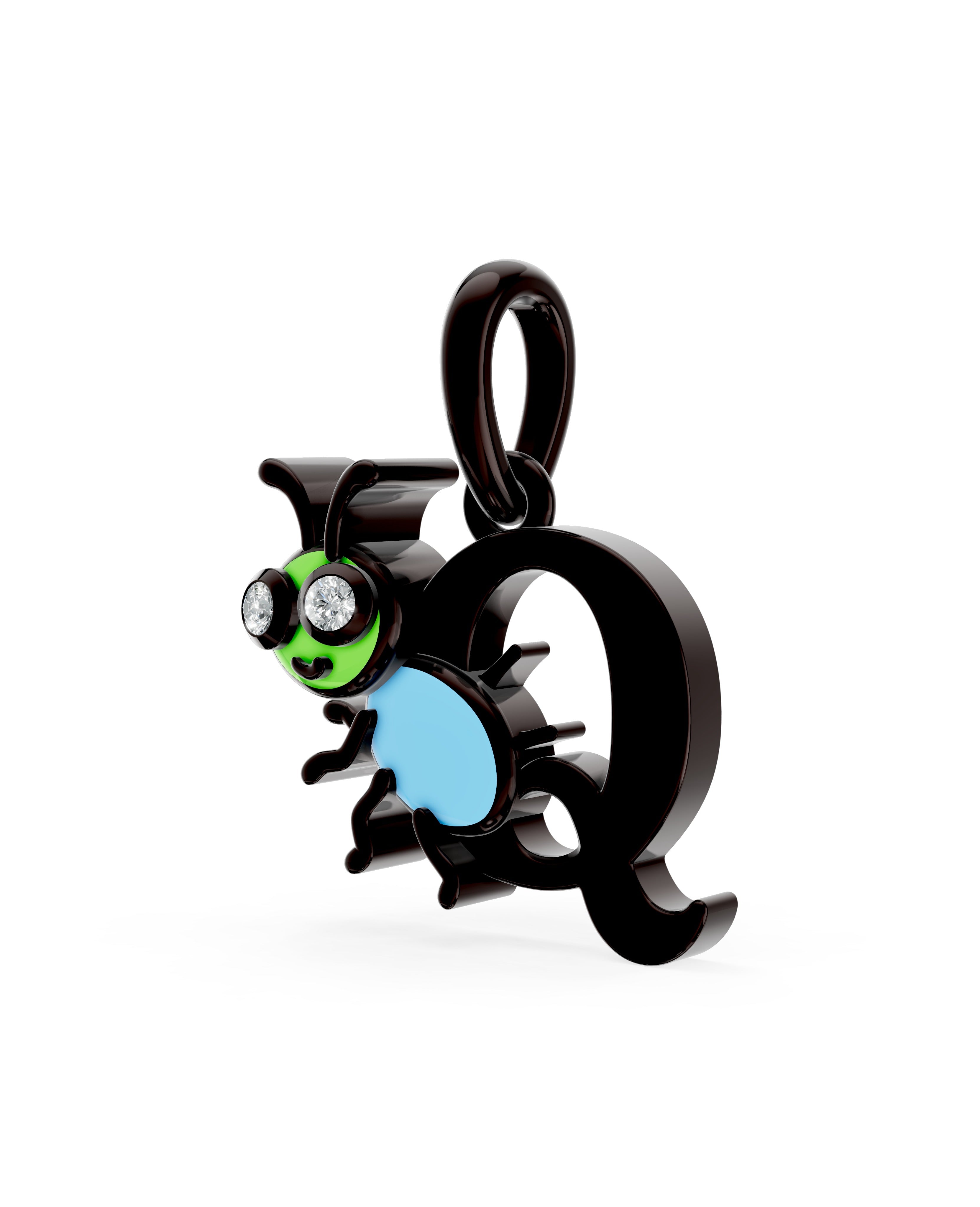 Ruthenium Plated Sterling Silver