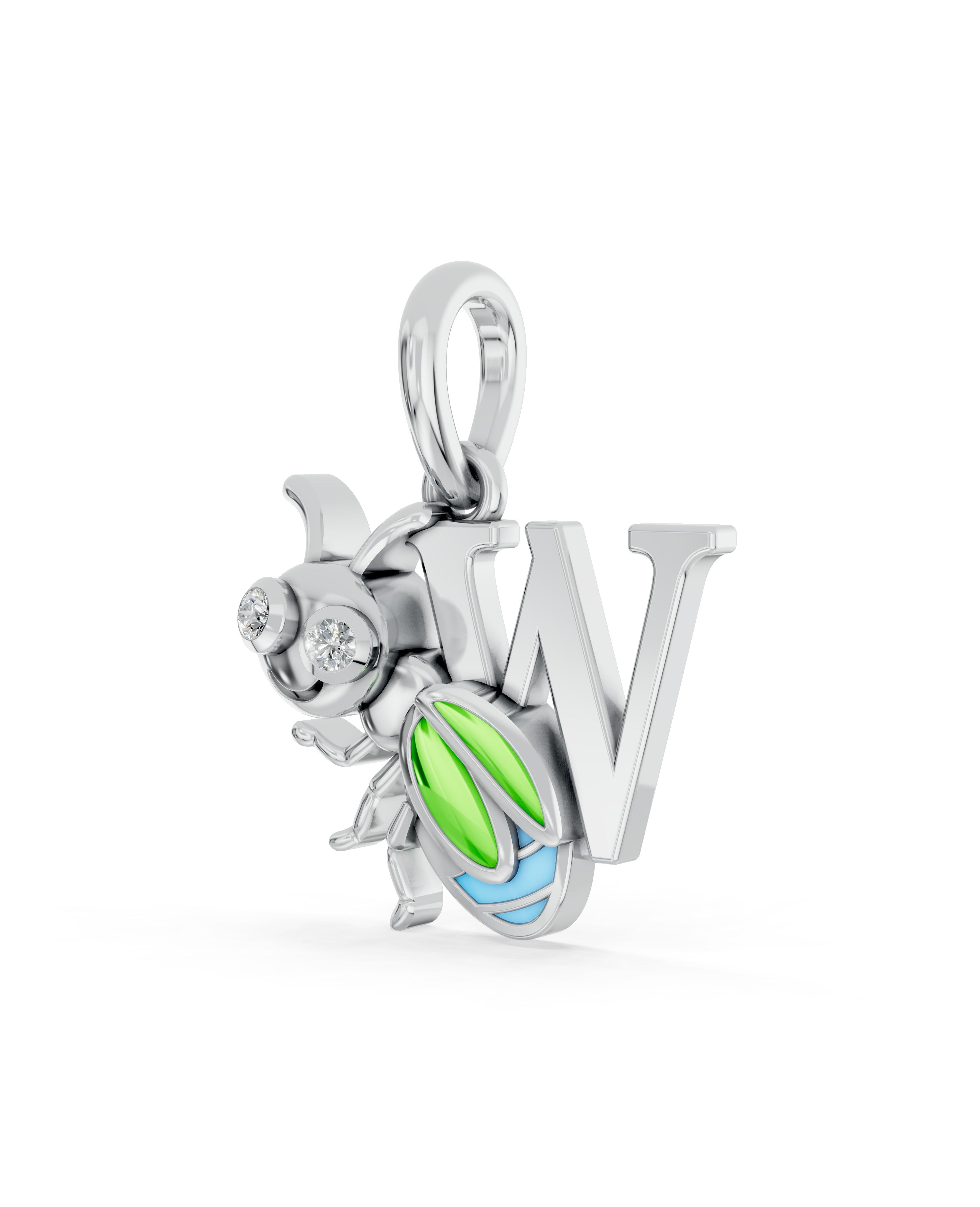 Platinized Sterling Silver