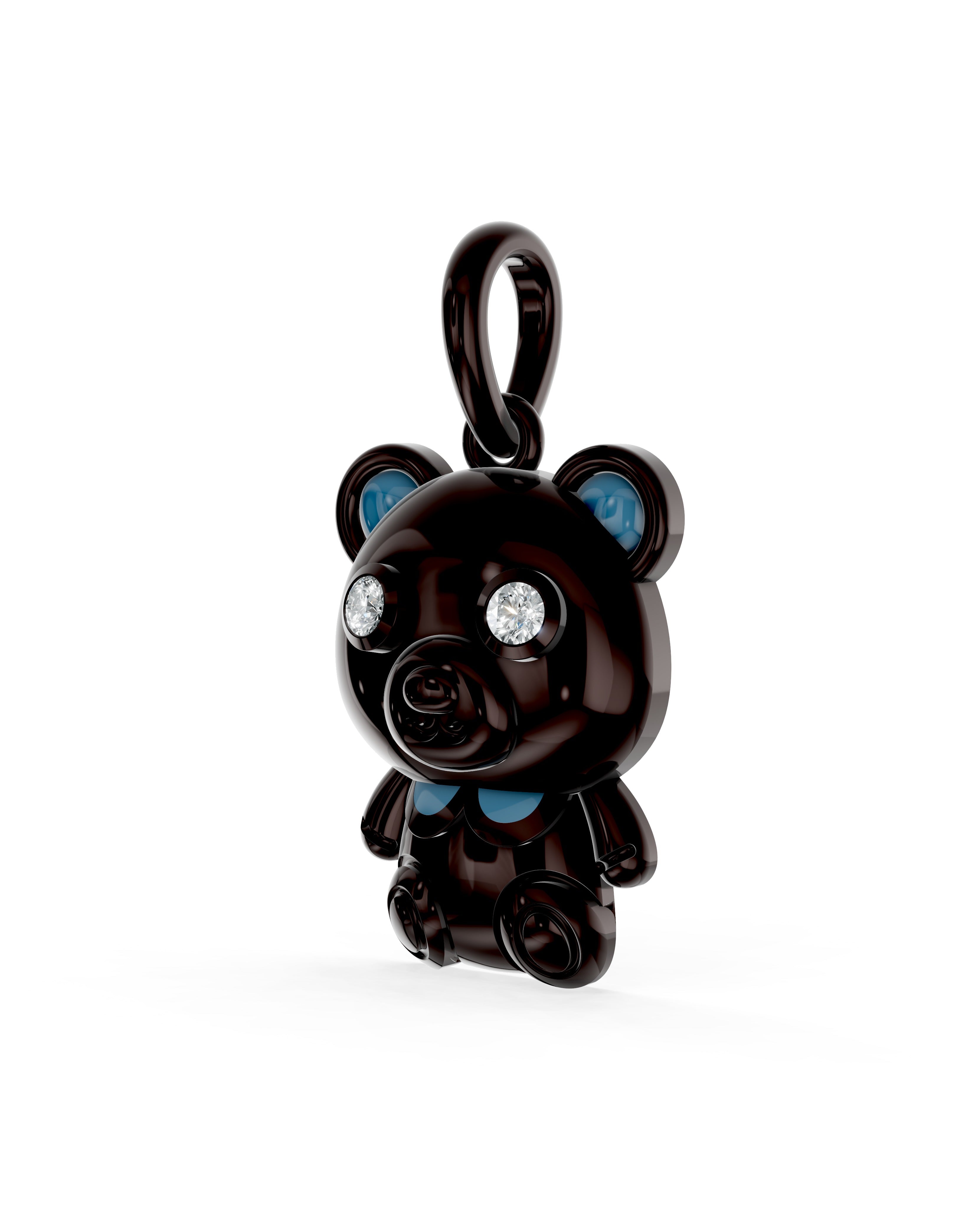 Ruthenium Plated Sterling Silver