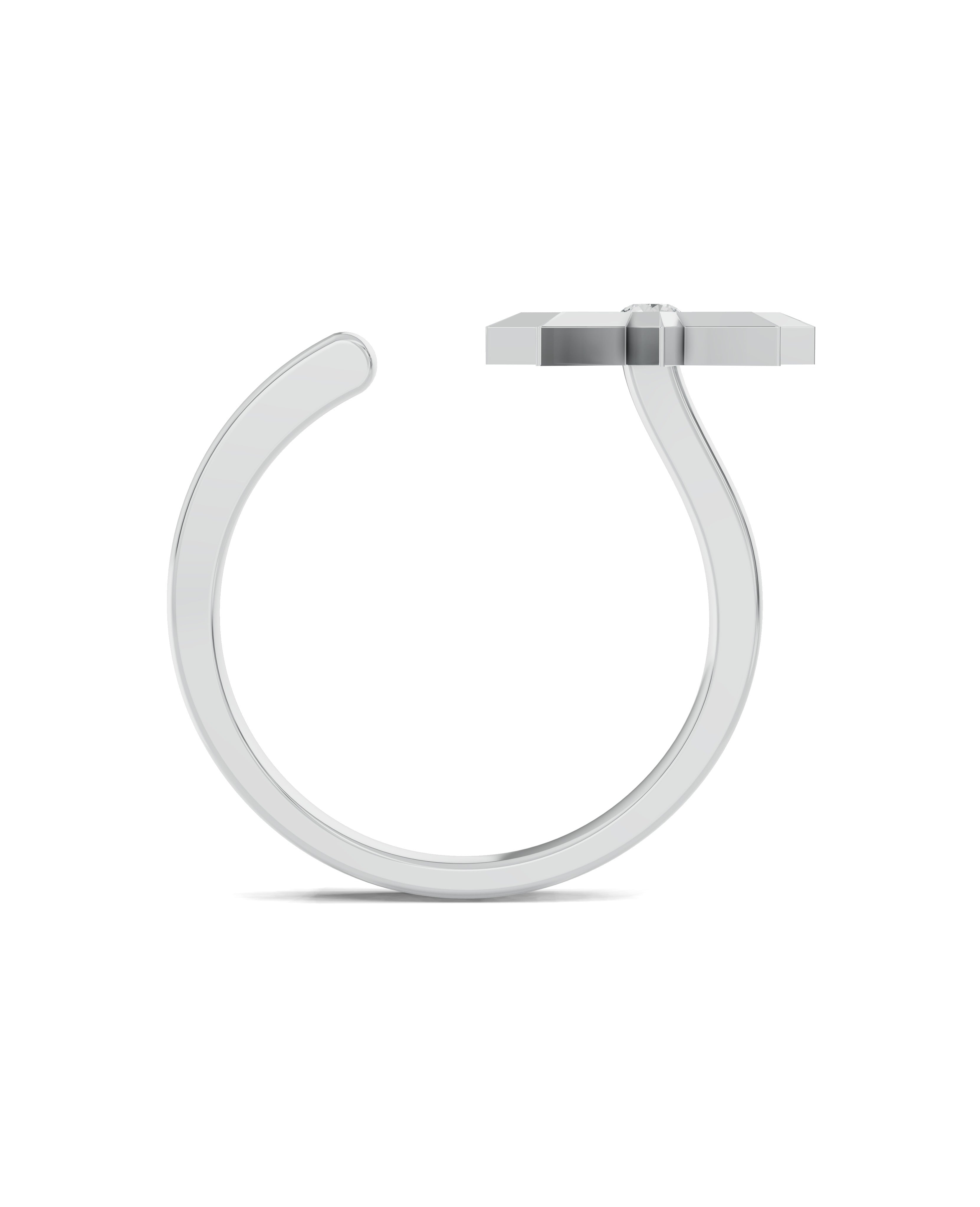 Platinized Sterling Silver