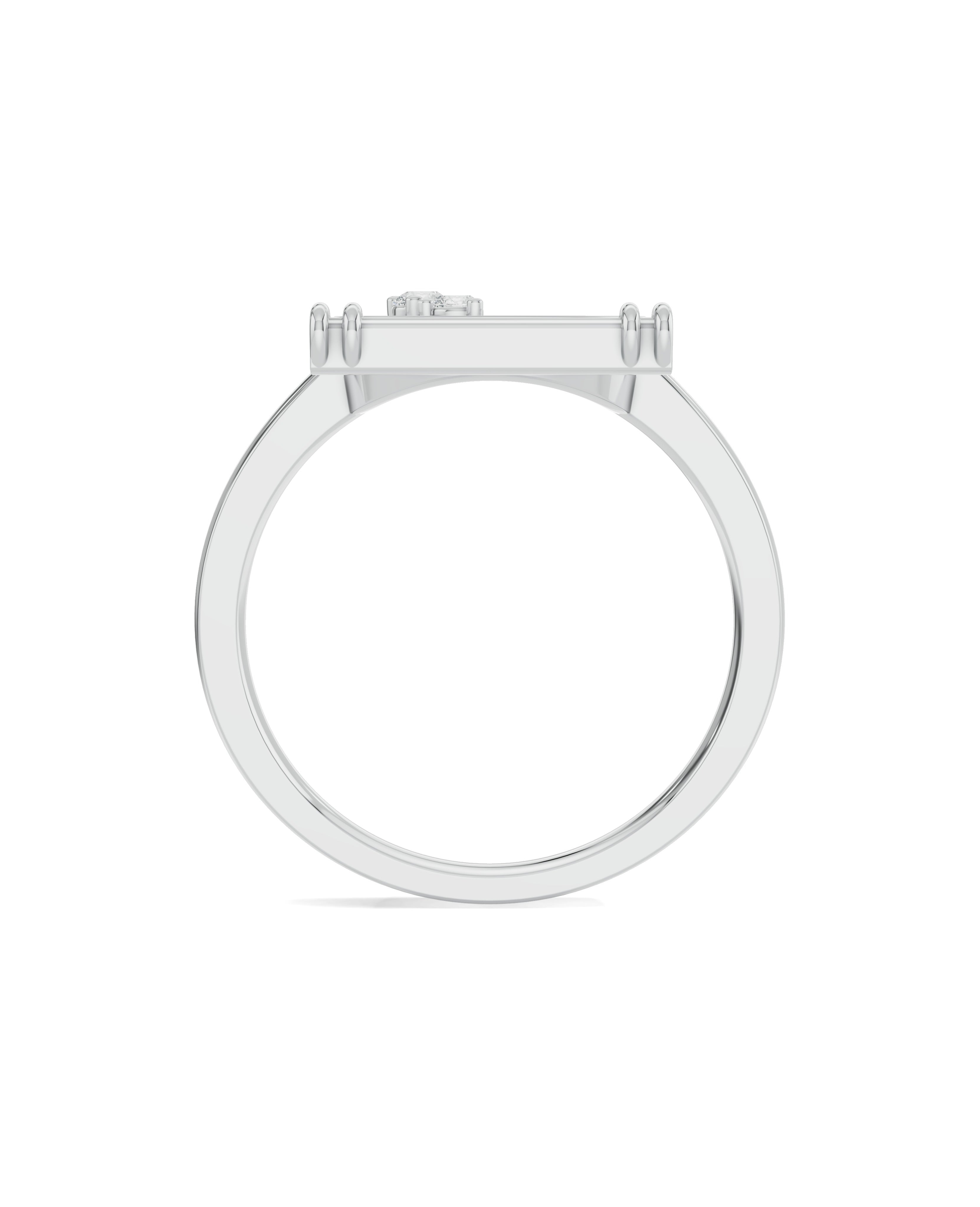 Platinized Sterling Silver