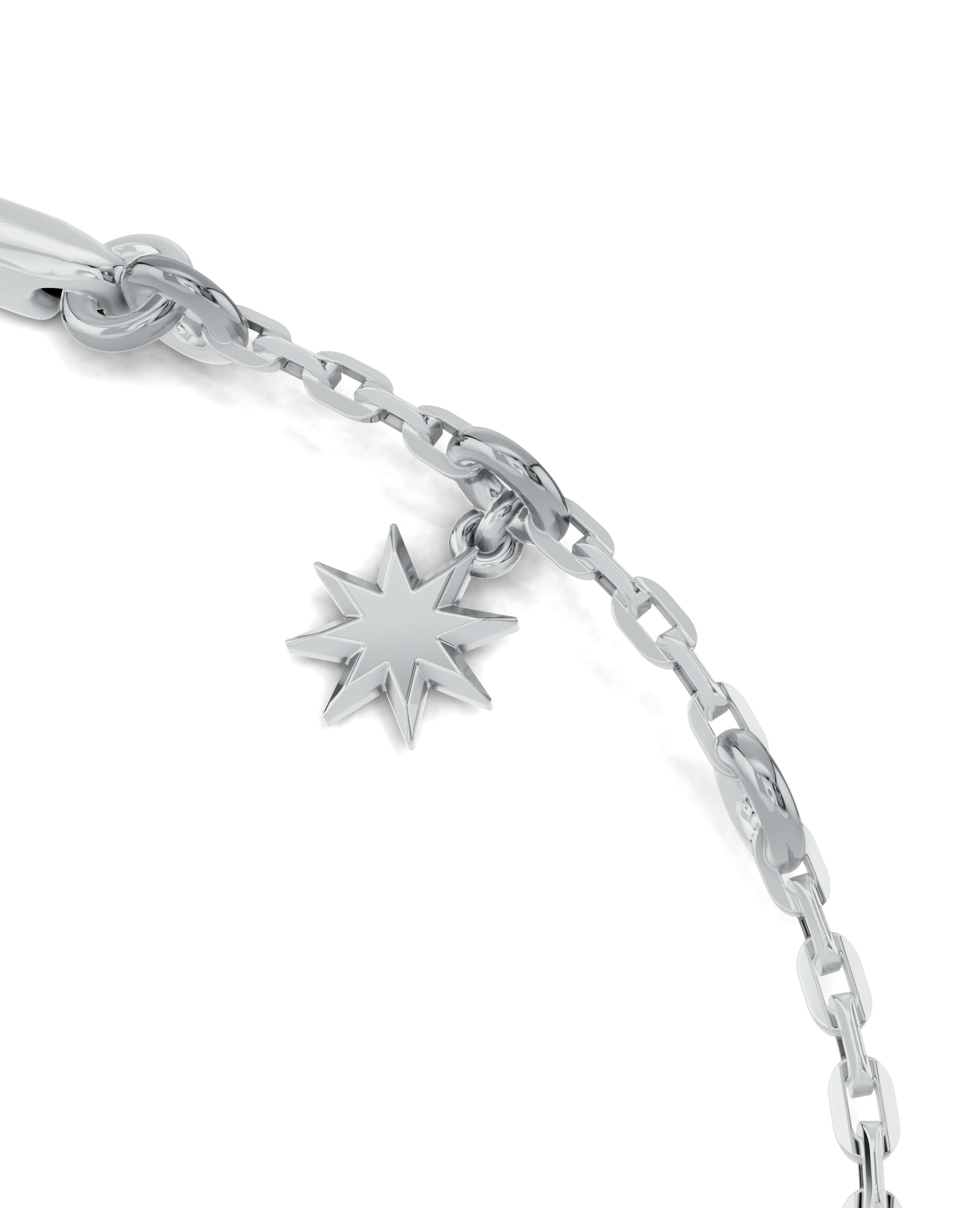 Platinized Sterling Silver