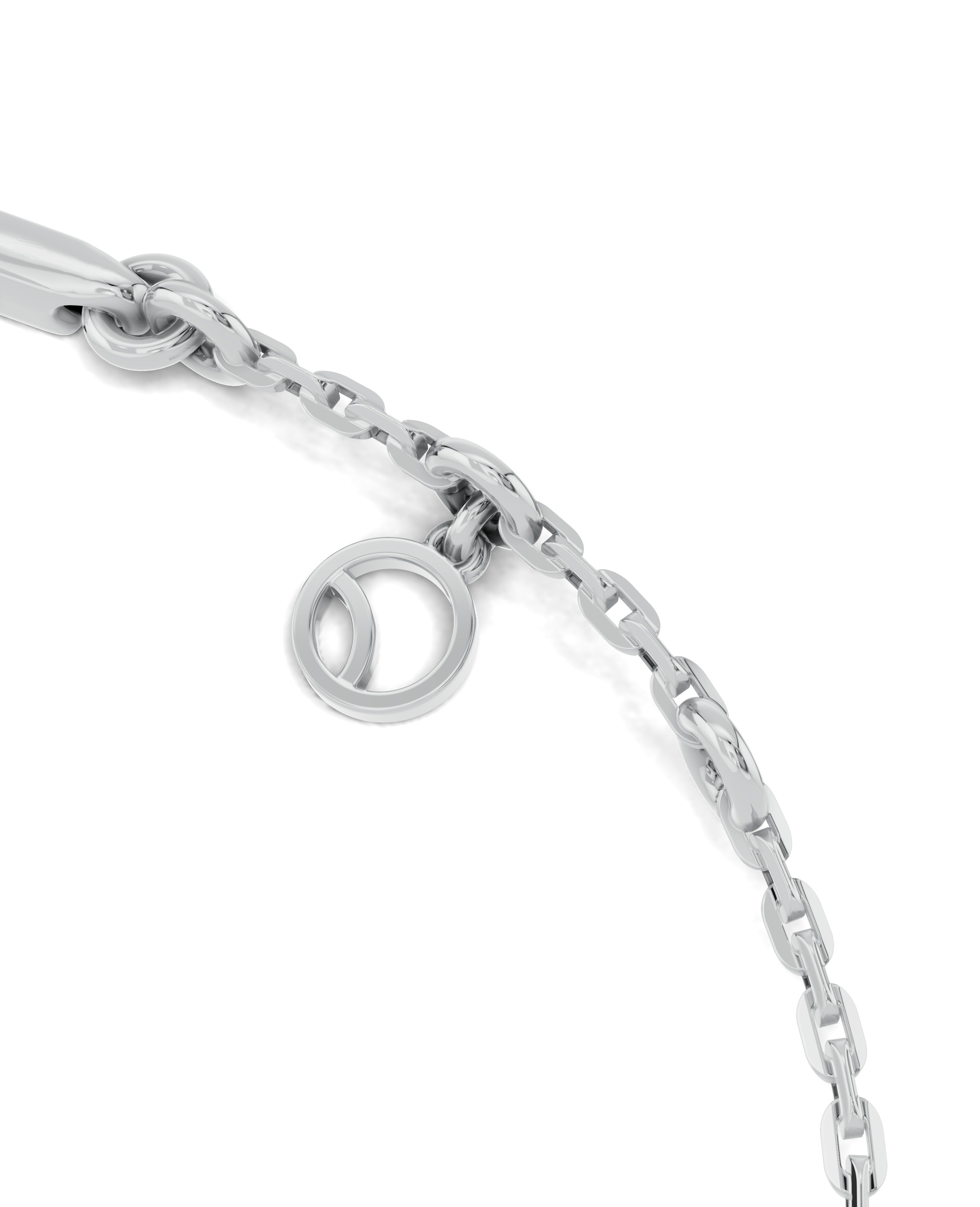 Platinized Sterling Silver