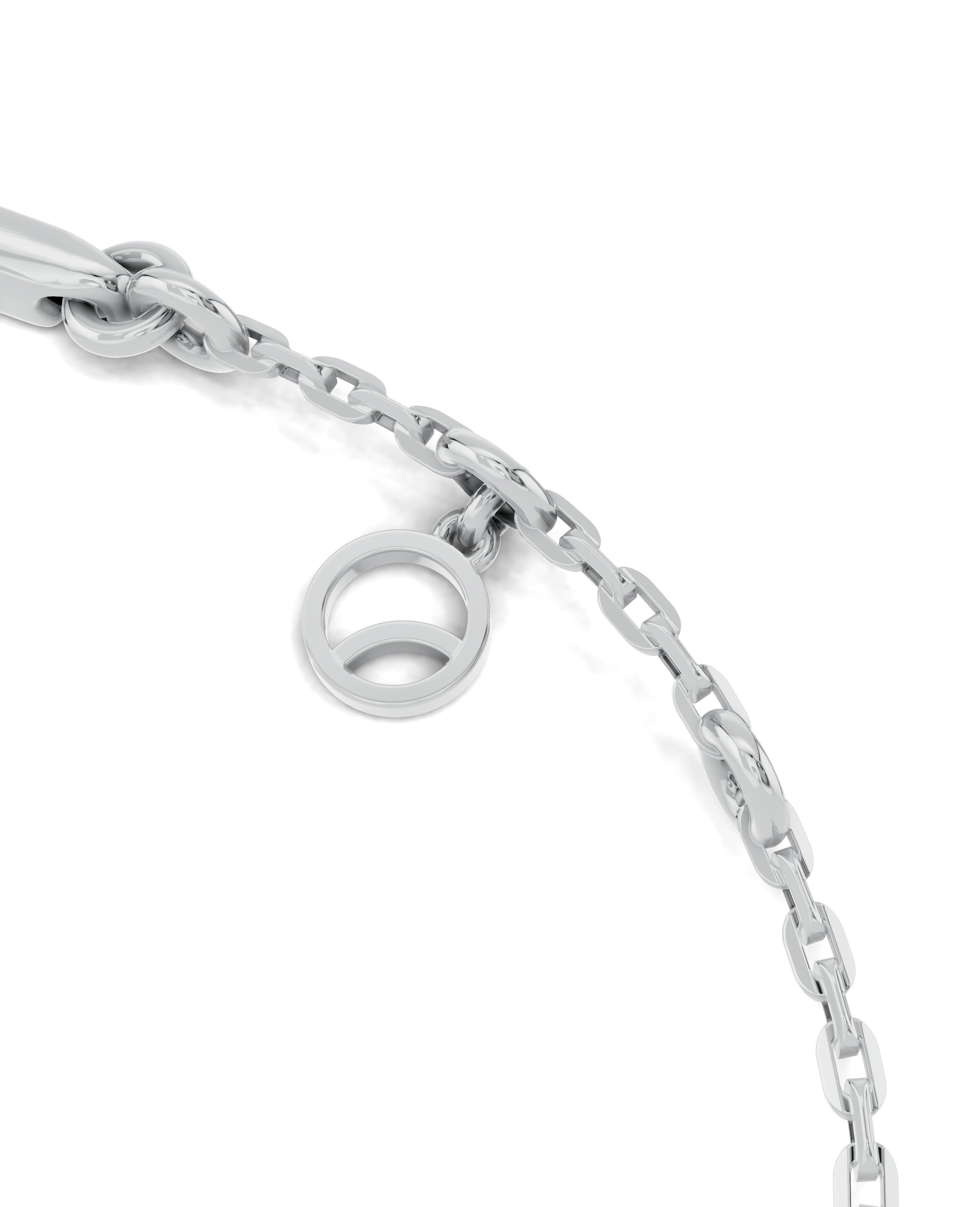 Platinized Sterling Silver