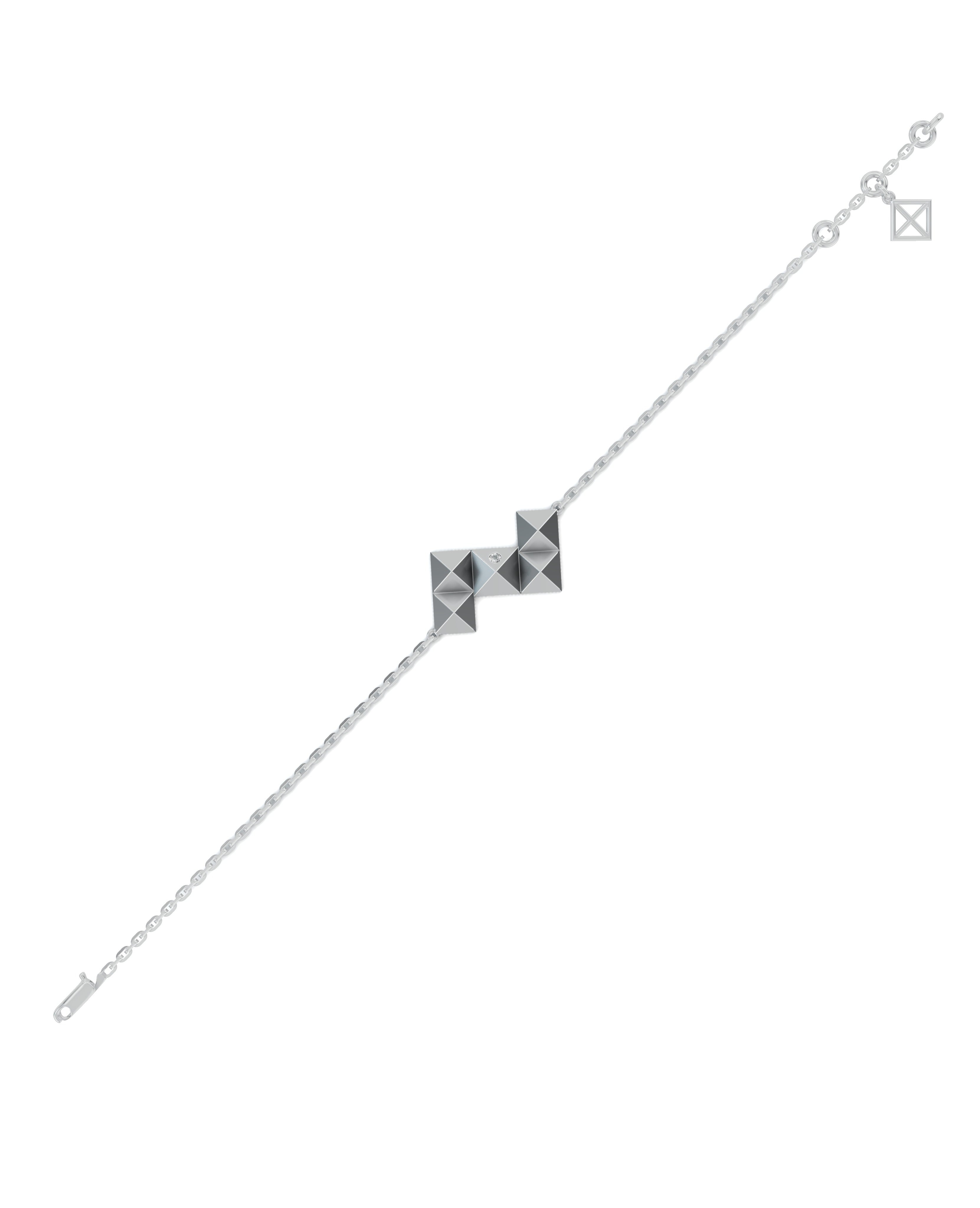 Platinized Sterling Silver