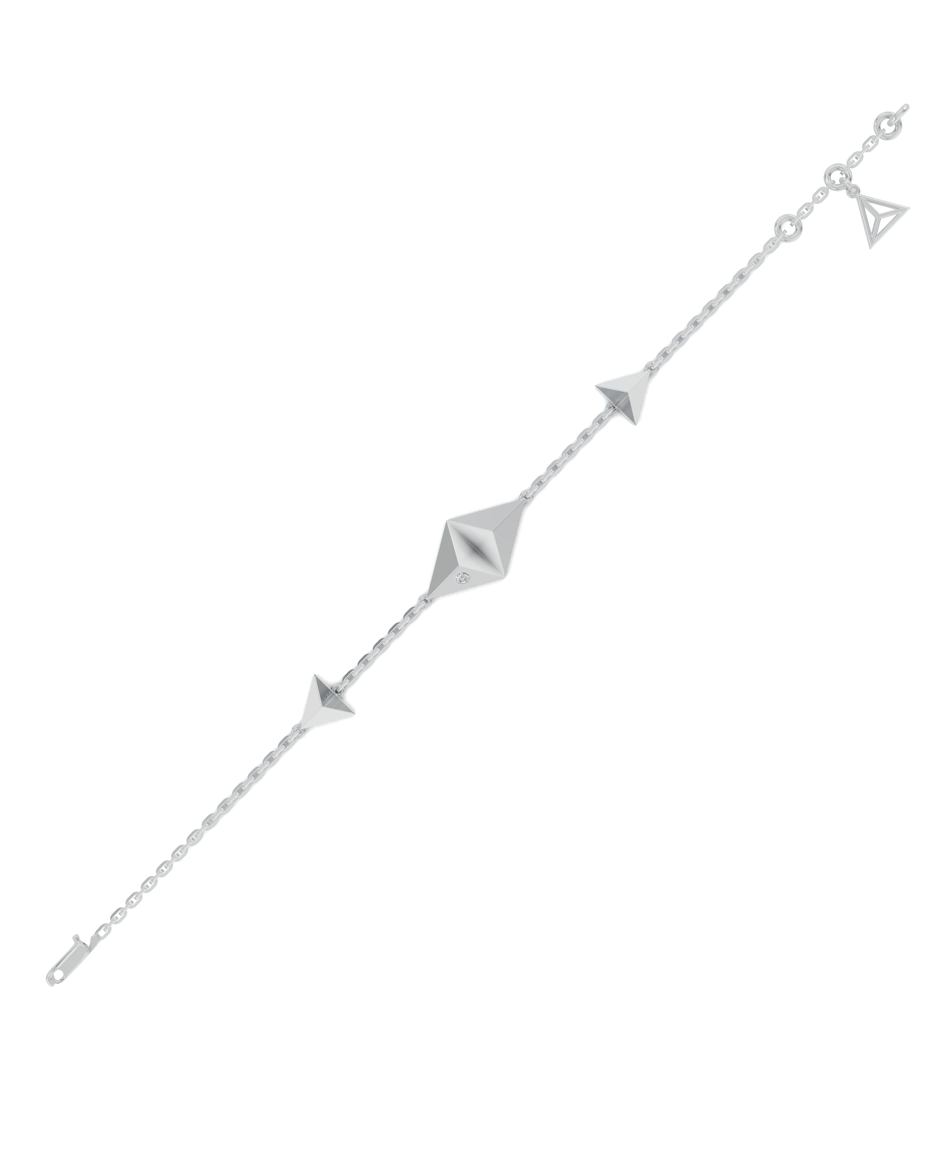 Platinized Sterling Silver