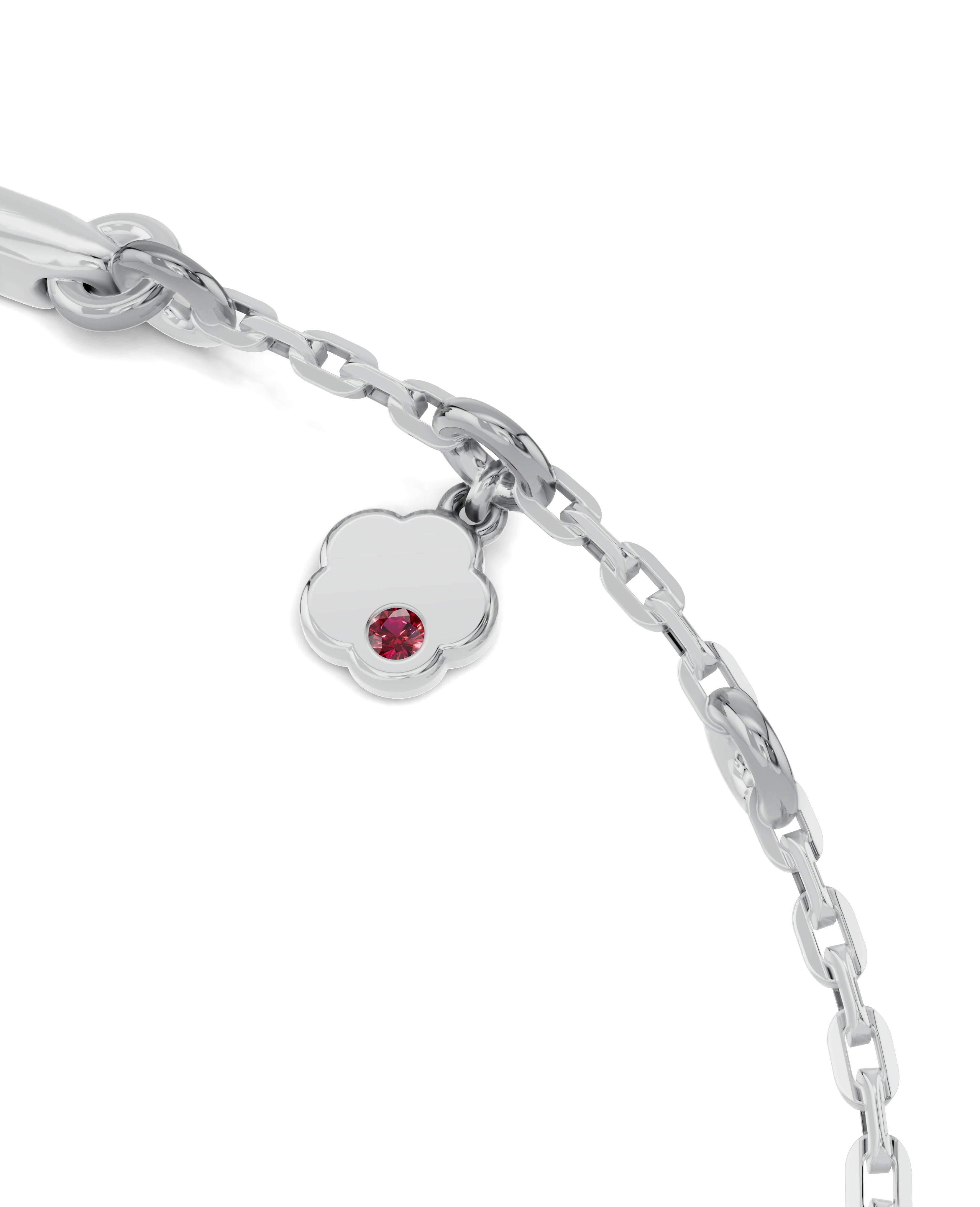 Platinized Sterling Silver