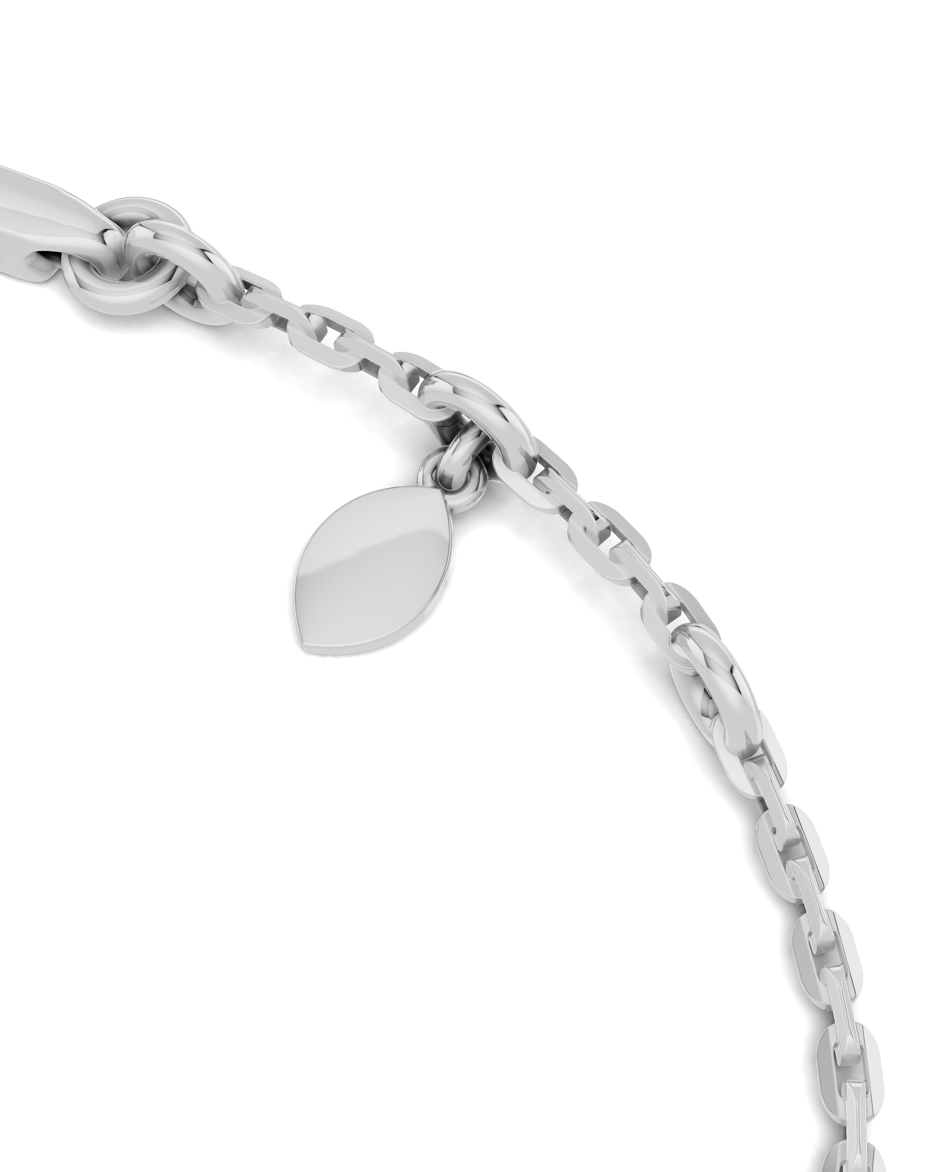 Platinized Sterling Silver