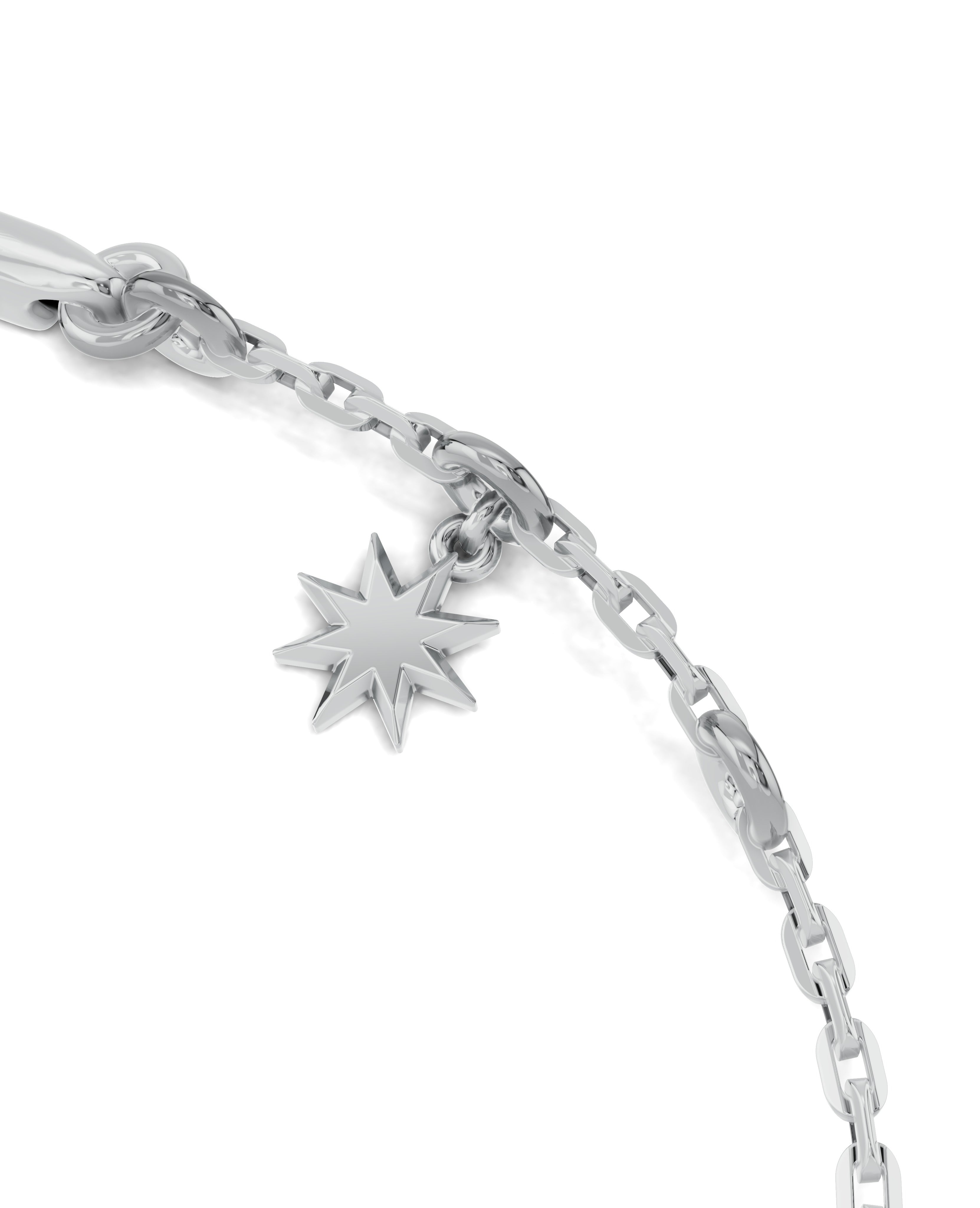 Platinized Sterling Silver