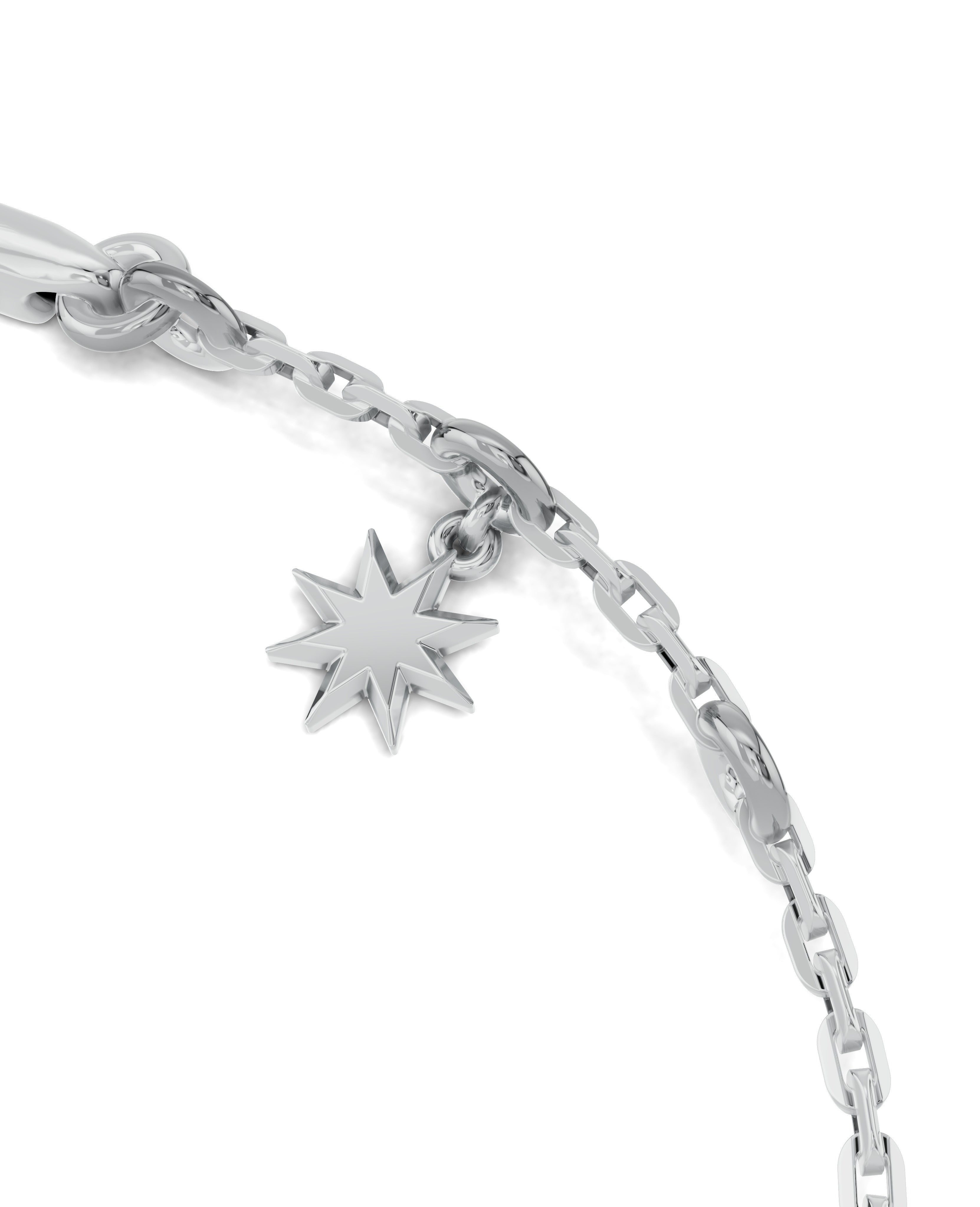 Platinized Sterling Silver