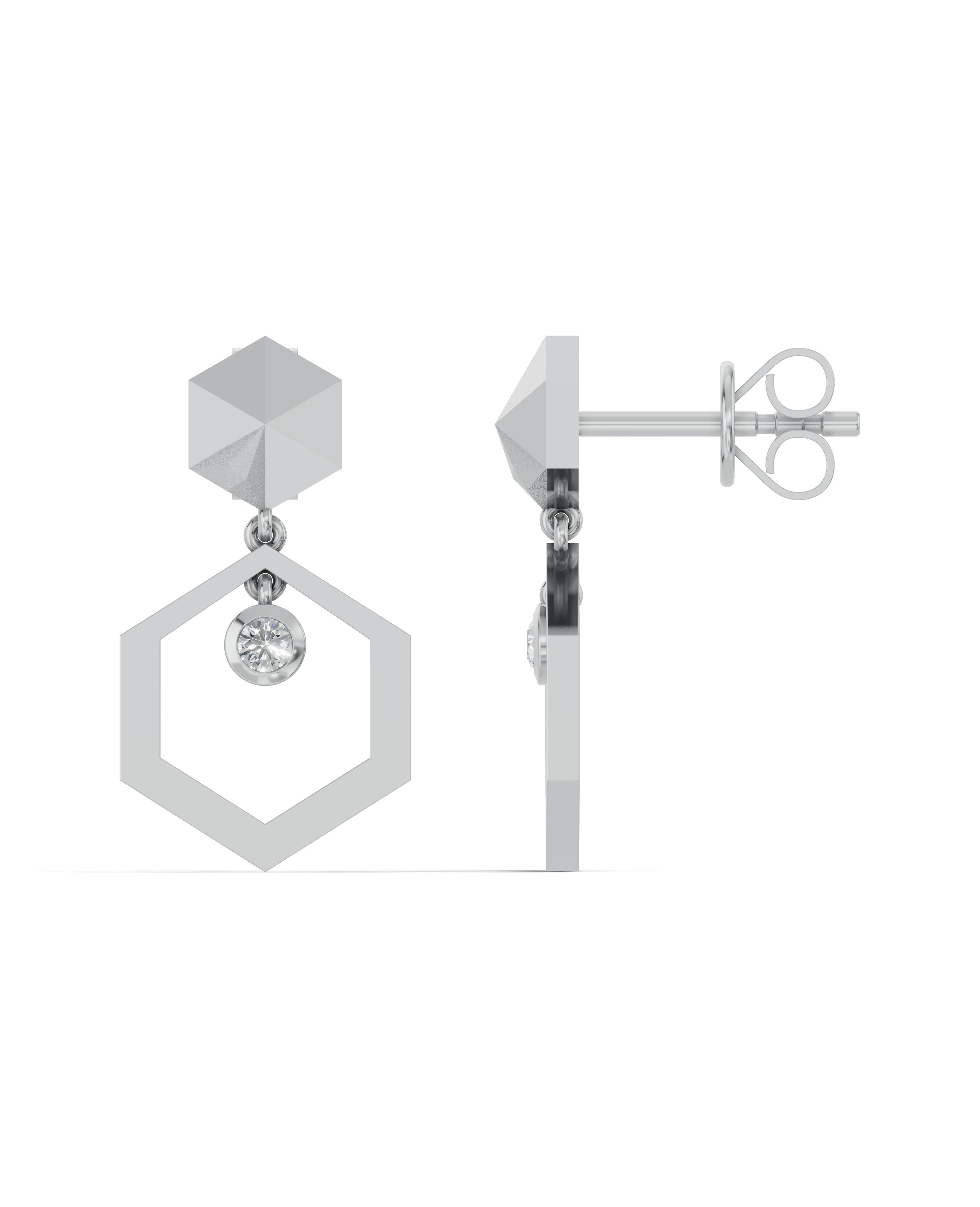 Platinized Sterling Silver