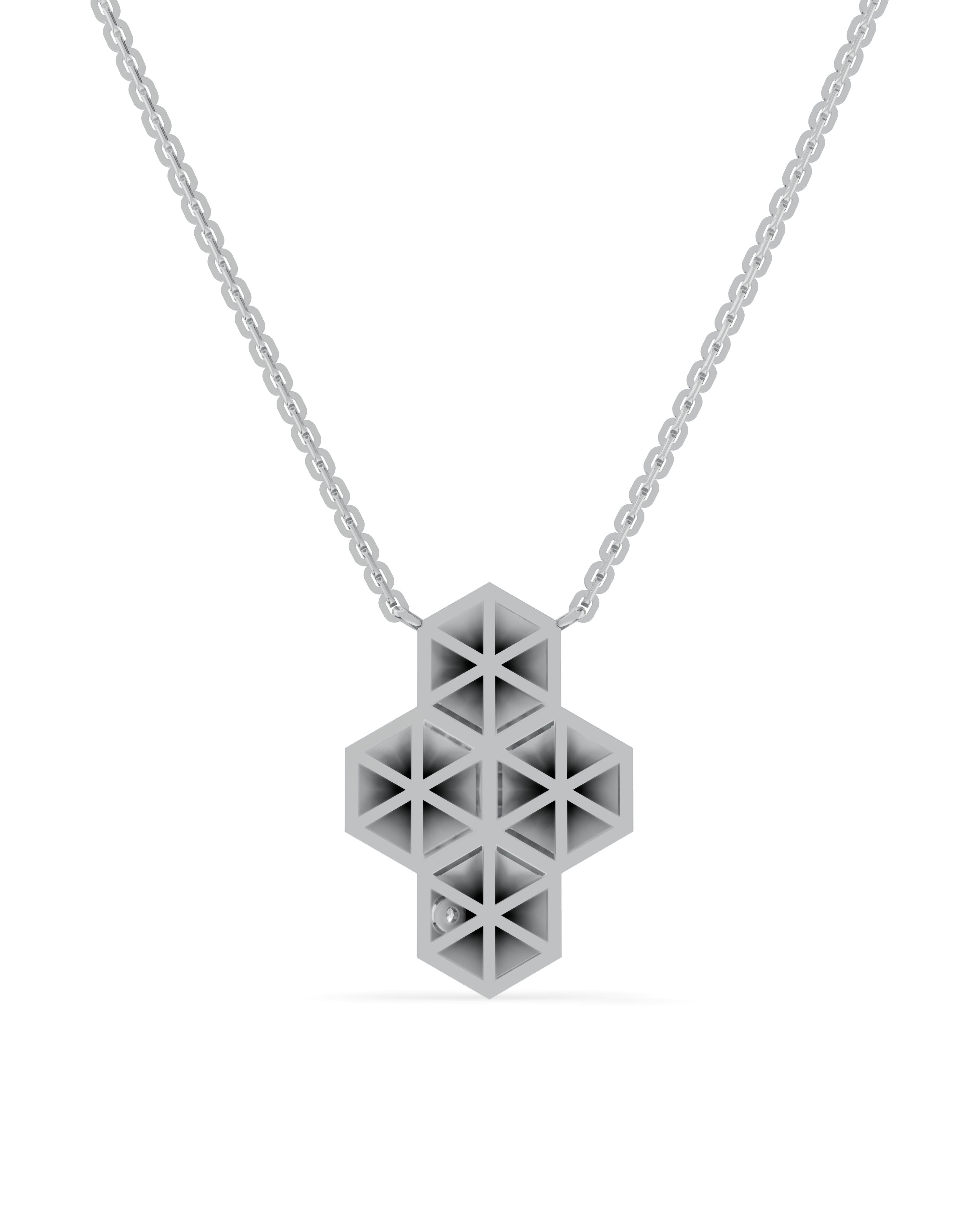 Platinized Sterling Silver