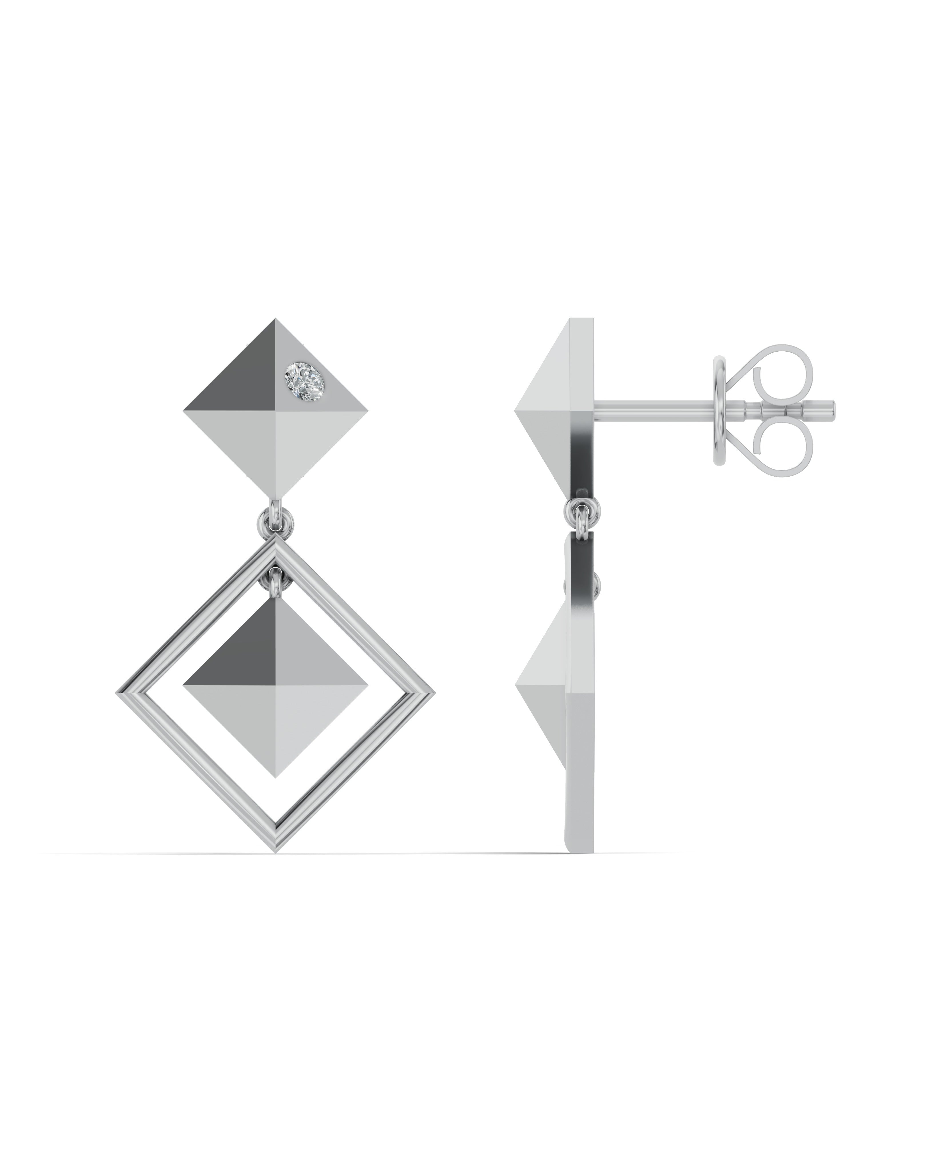 Platinized Sterling Silver