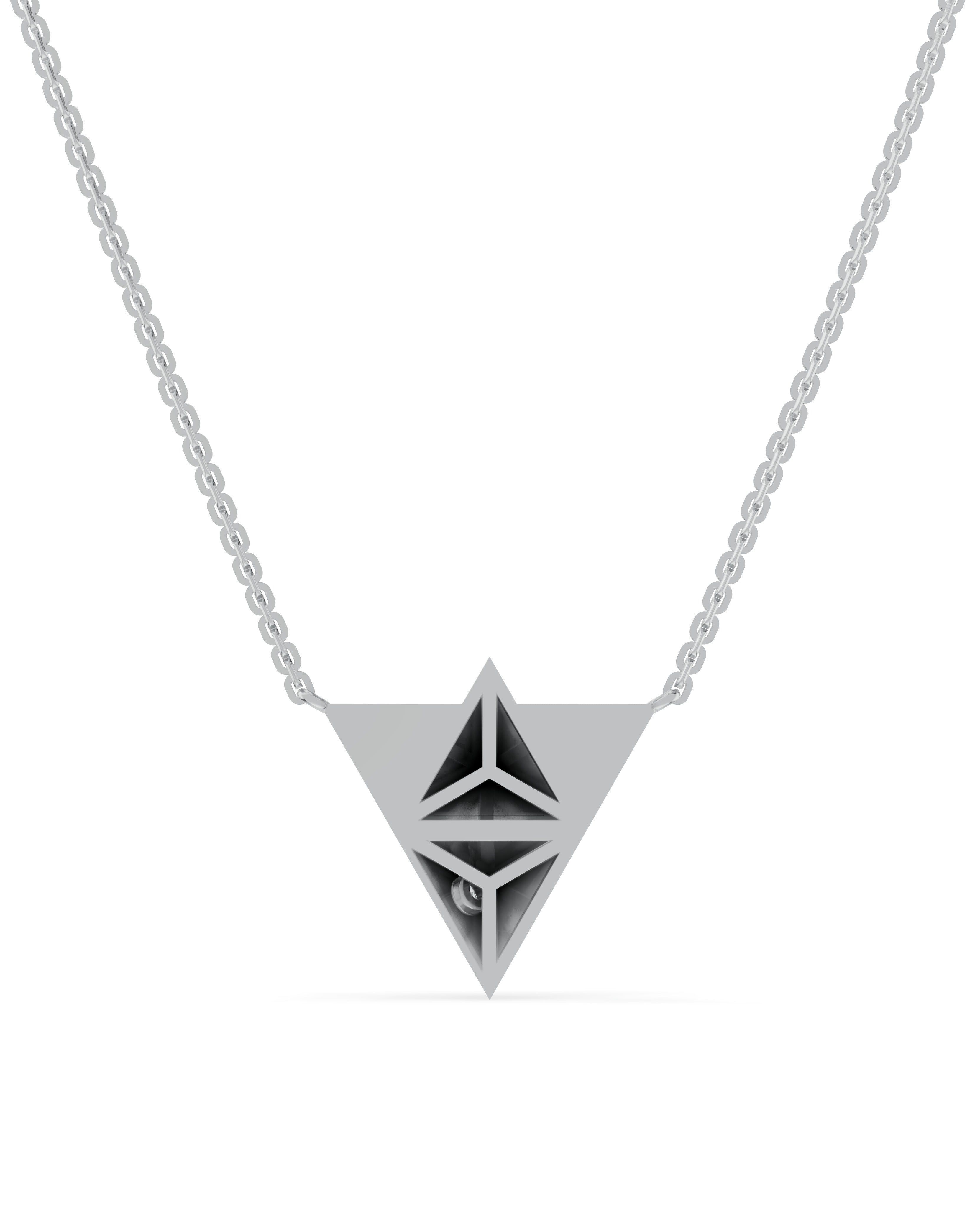 Platinized Sterling Silver