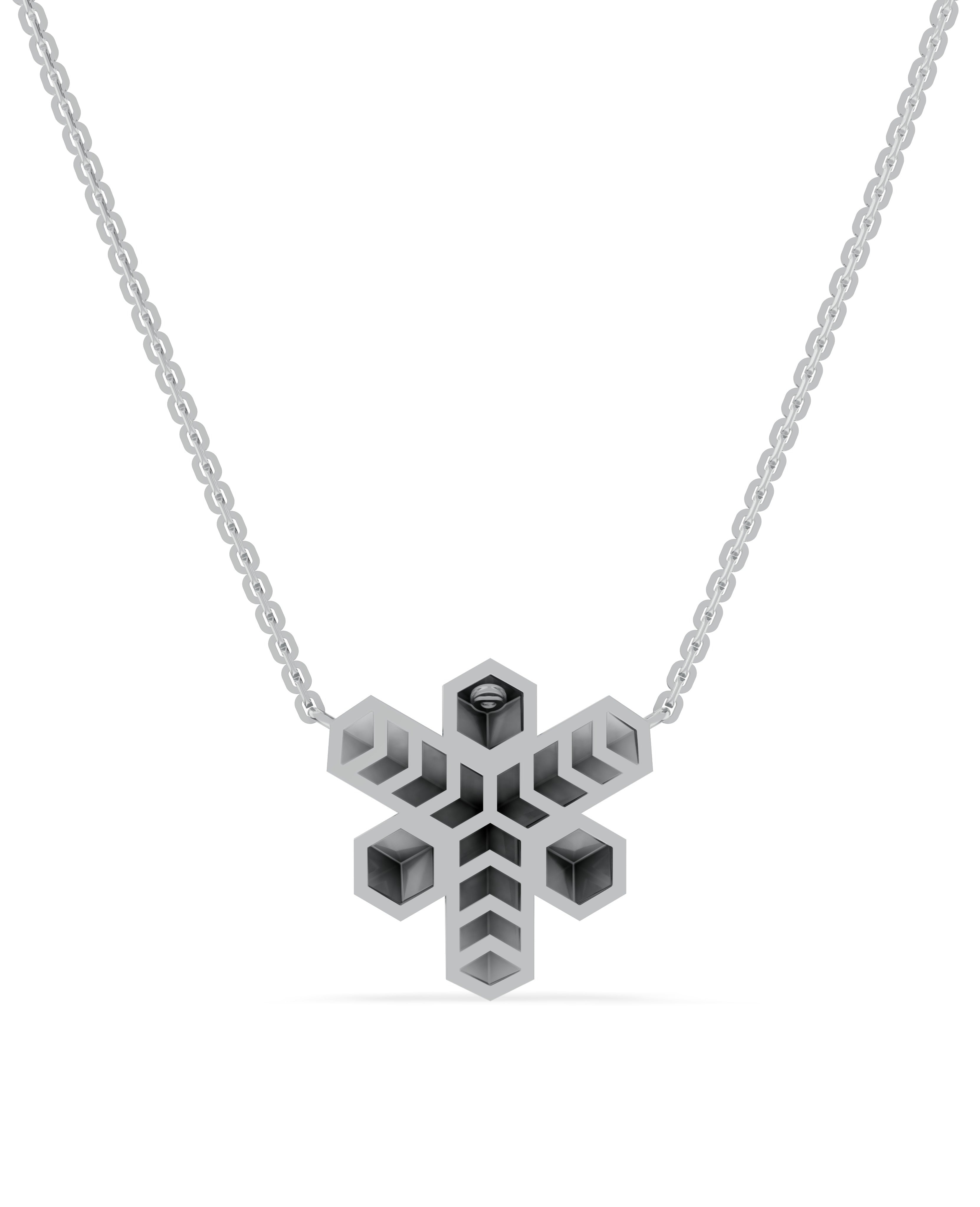 Platinized Sterling Silver