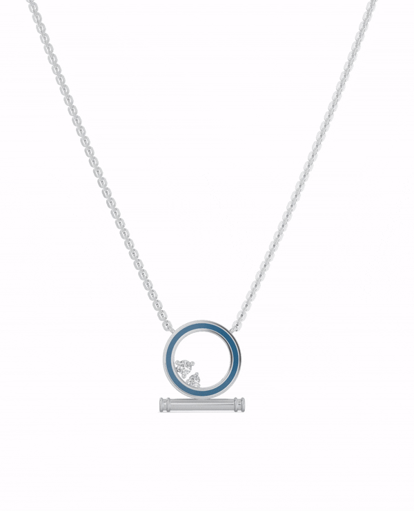 Platinized Sterling Silver