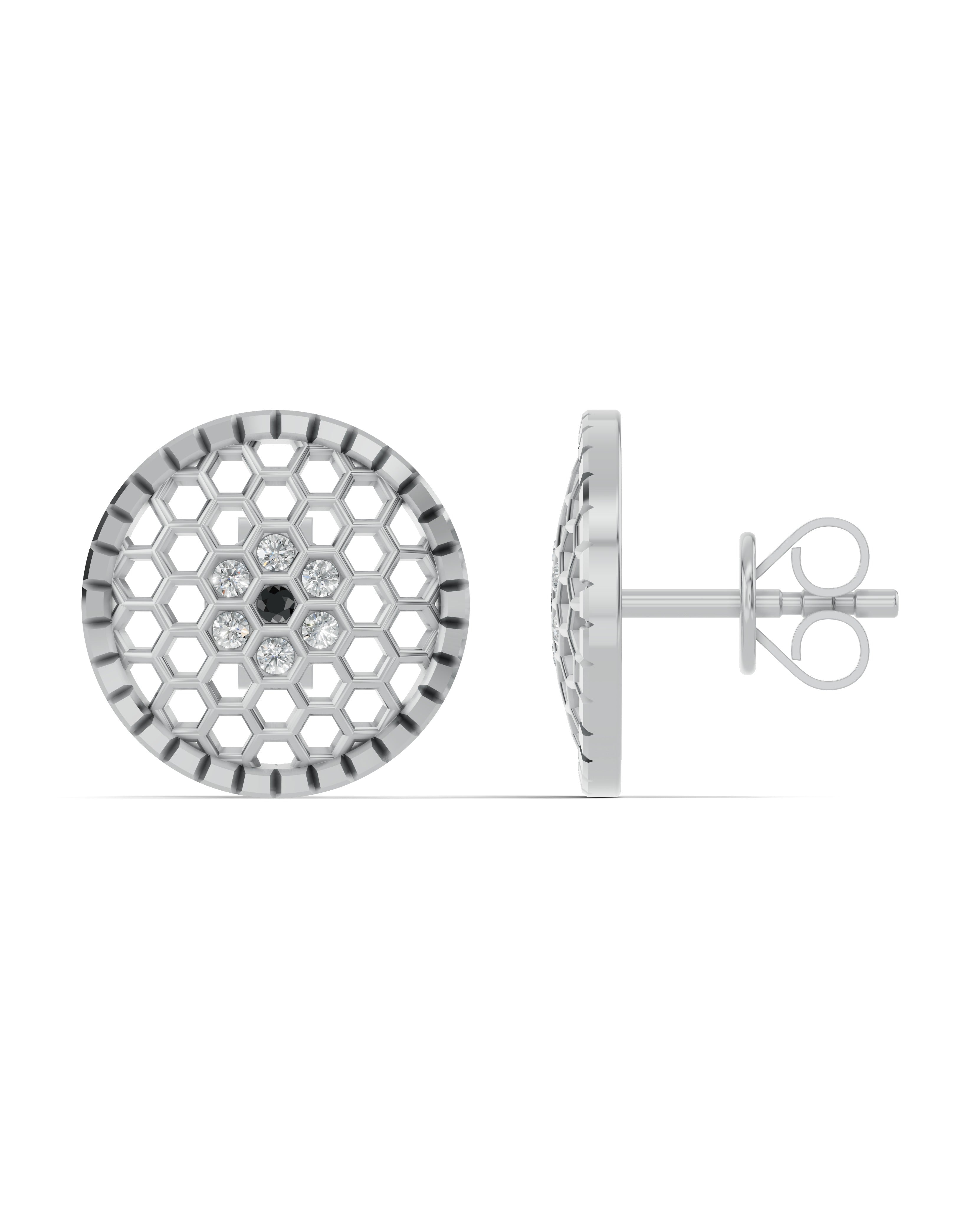 Platinized Sterling Silver