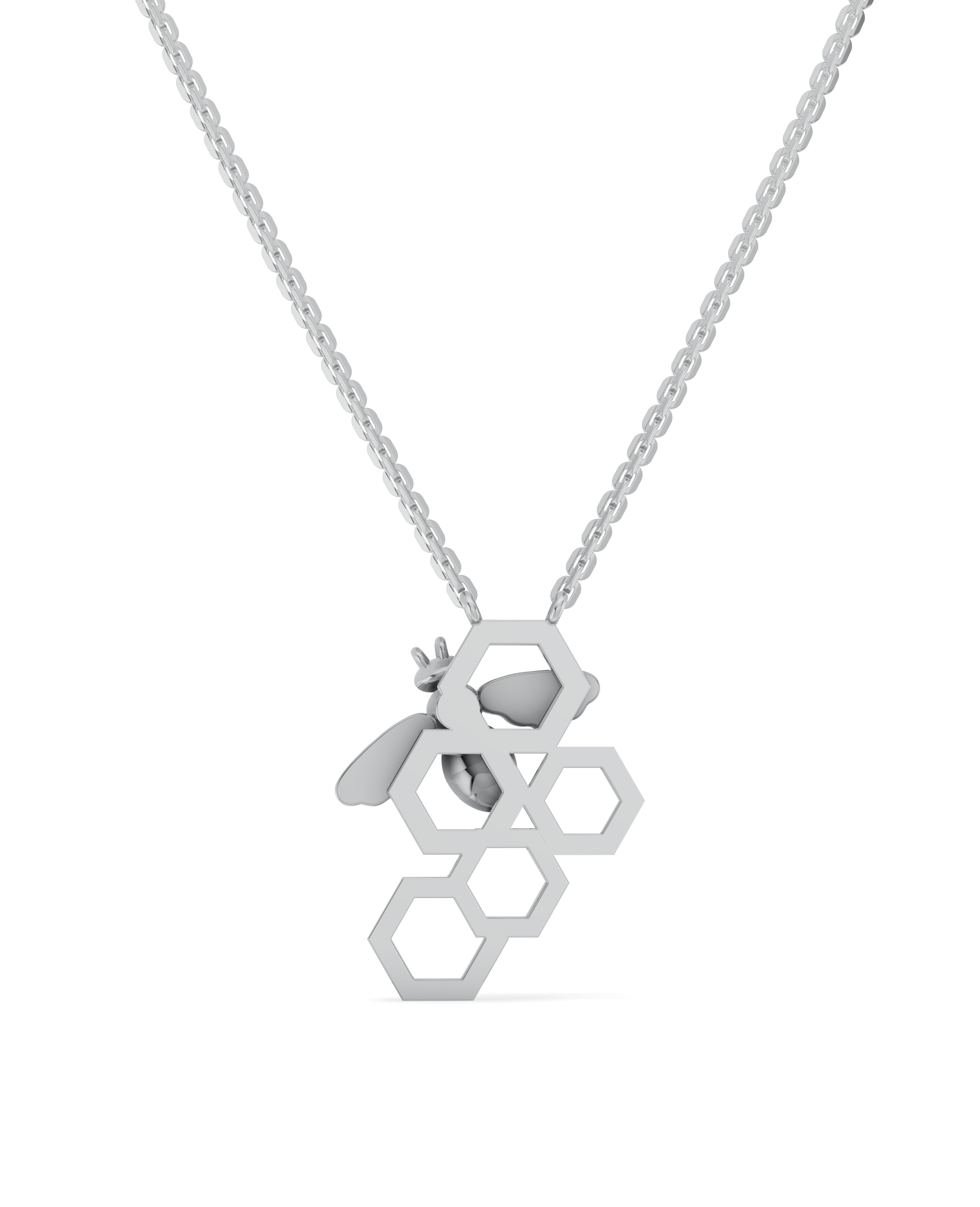 Platinized Sterling Silver