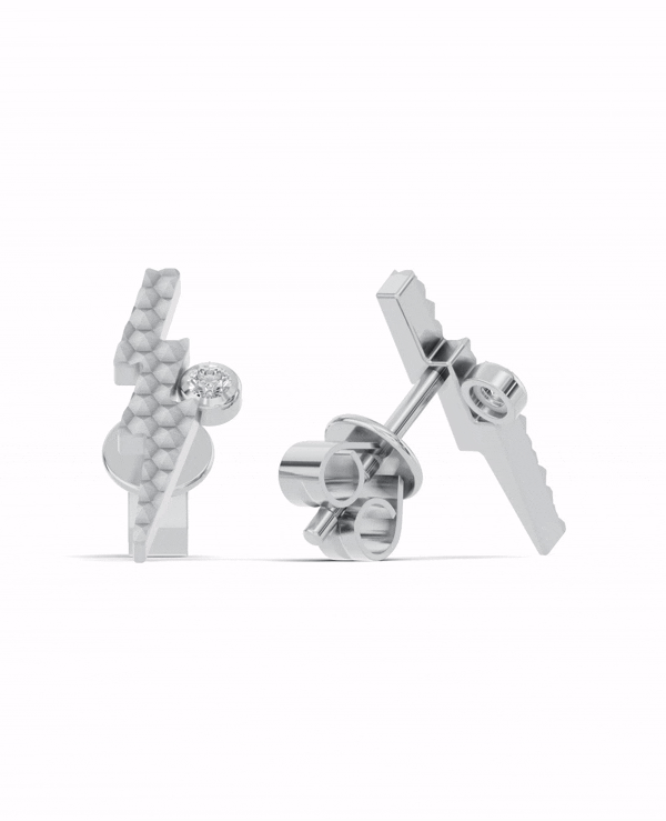 Platinized Sterling Silver